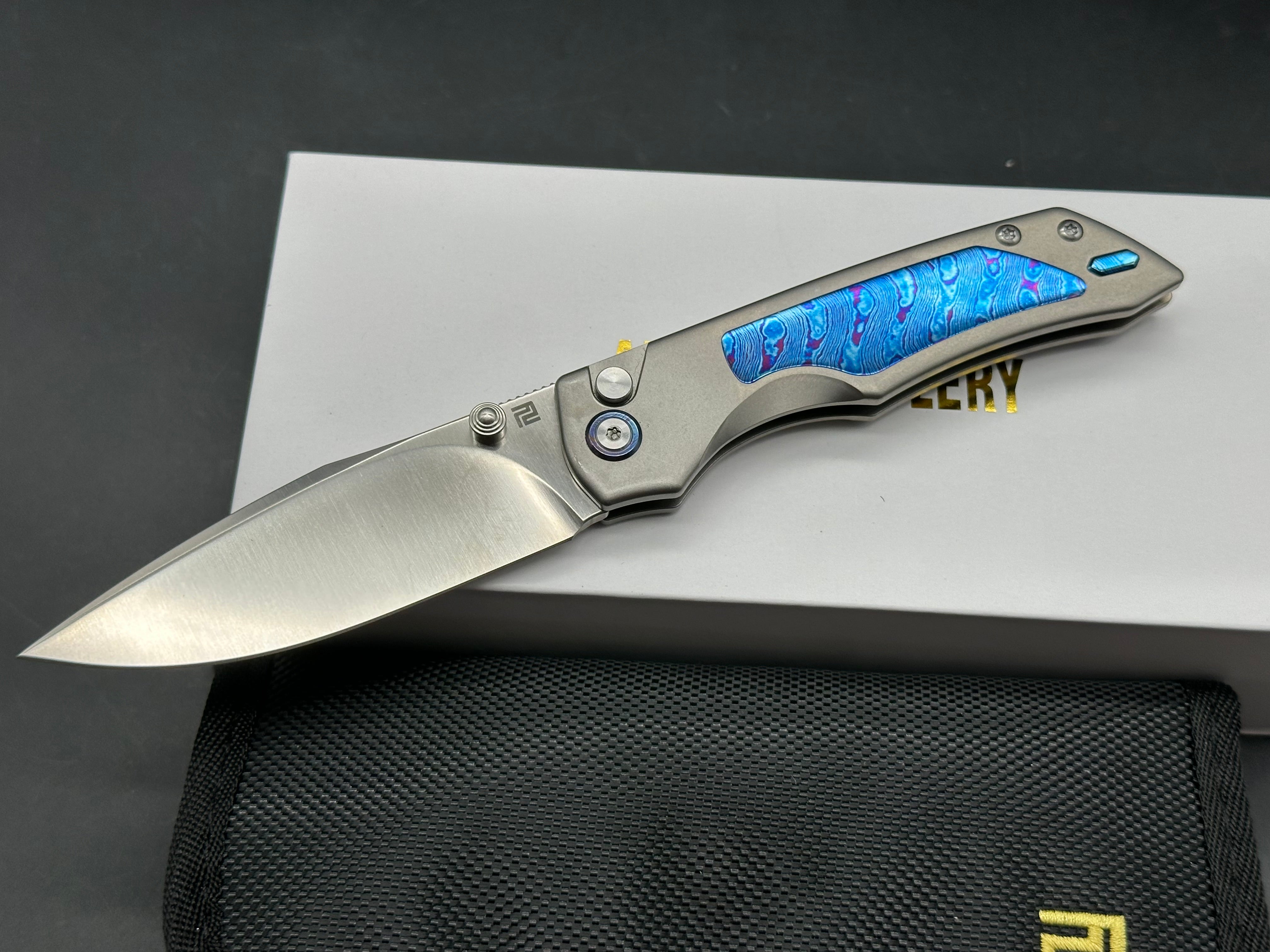 Artisan Wizard (The Mage) titanium/timascus w/S90V blade