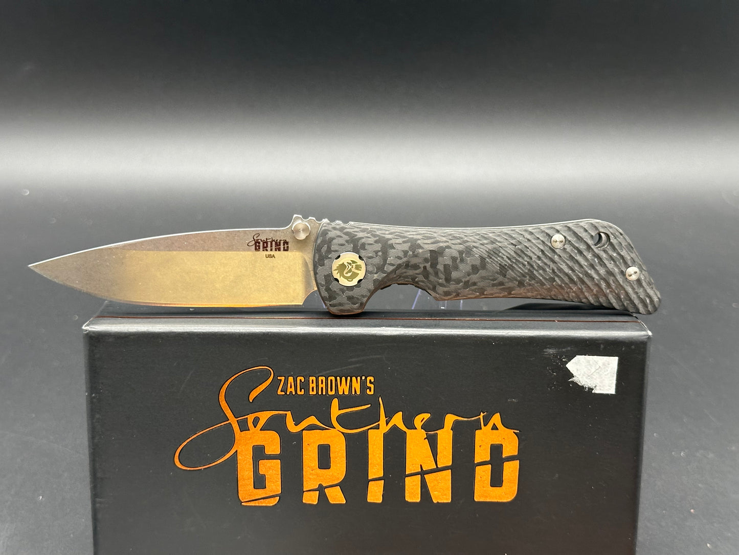 Southern Grind Spider Monkey Liner Lock Knife Carbon Fiber (3.25" Satin)