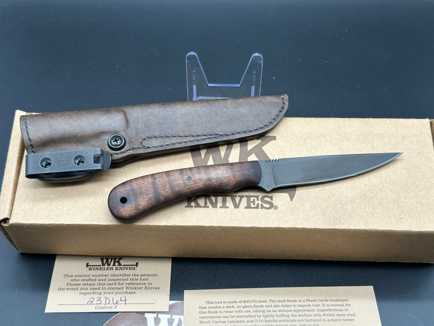 Winkler Operator Fixed blade knife