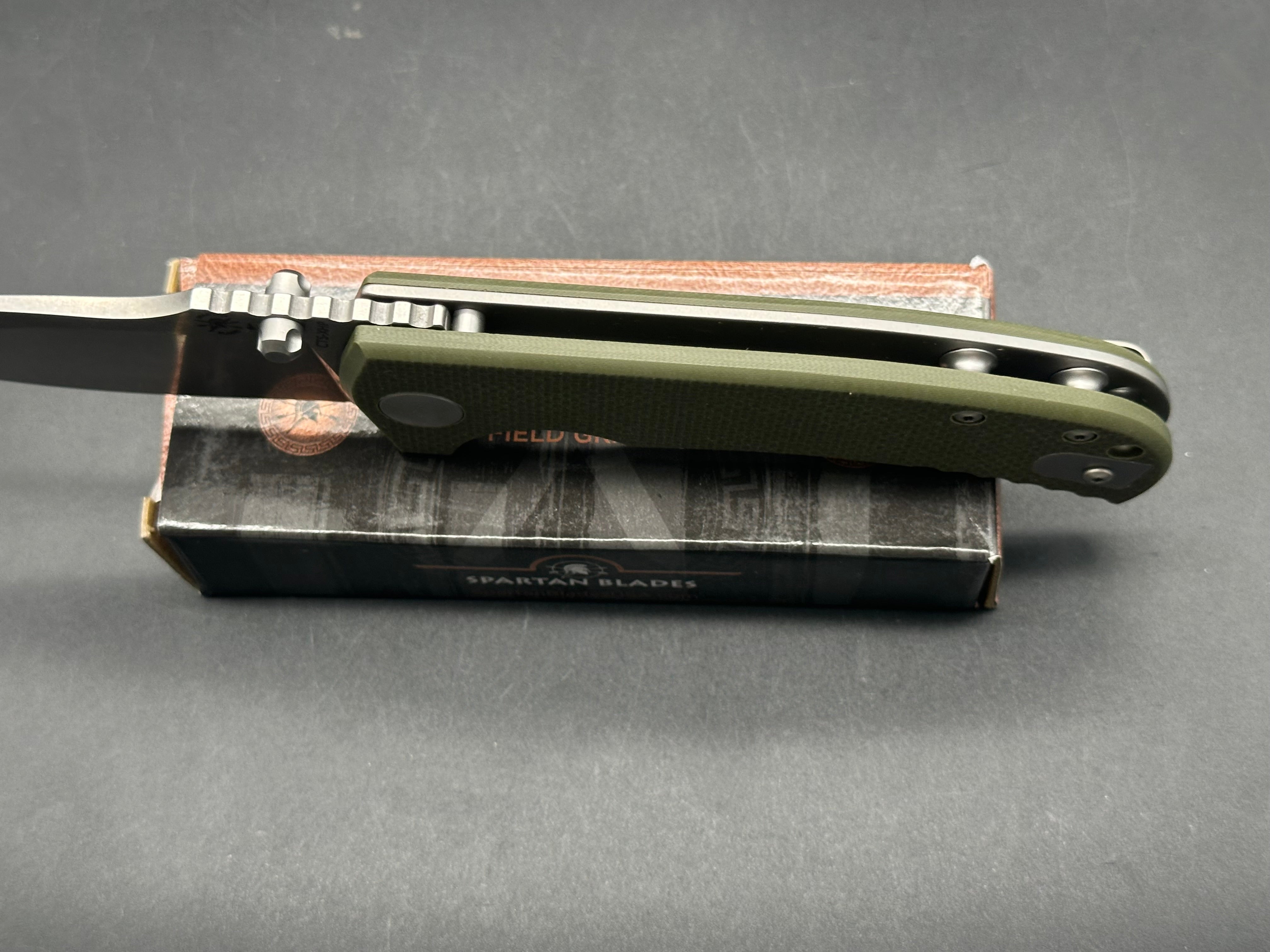 Spartan Blades Astor Linerlock Green G10 (3.75")