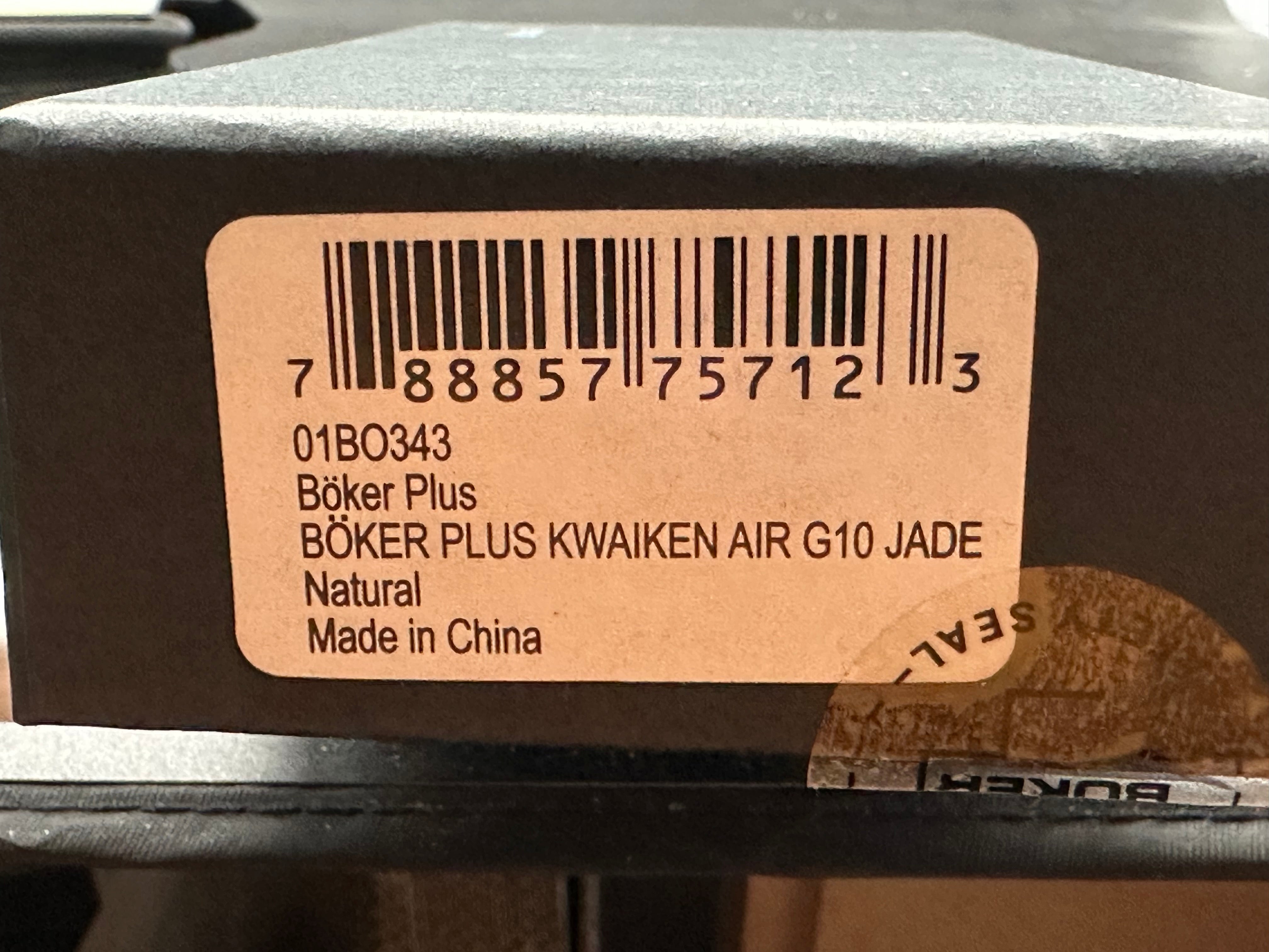 Boker Plus Kwaiken Air Liner Lock Knife Jade G-10 (3.6" Black)