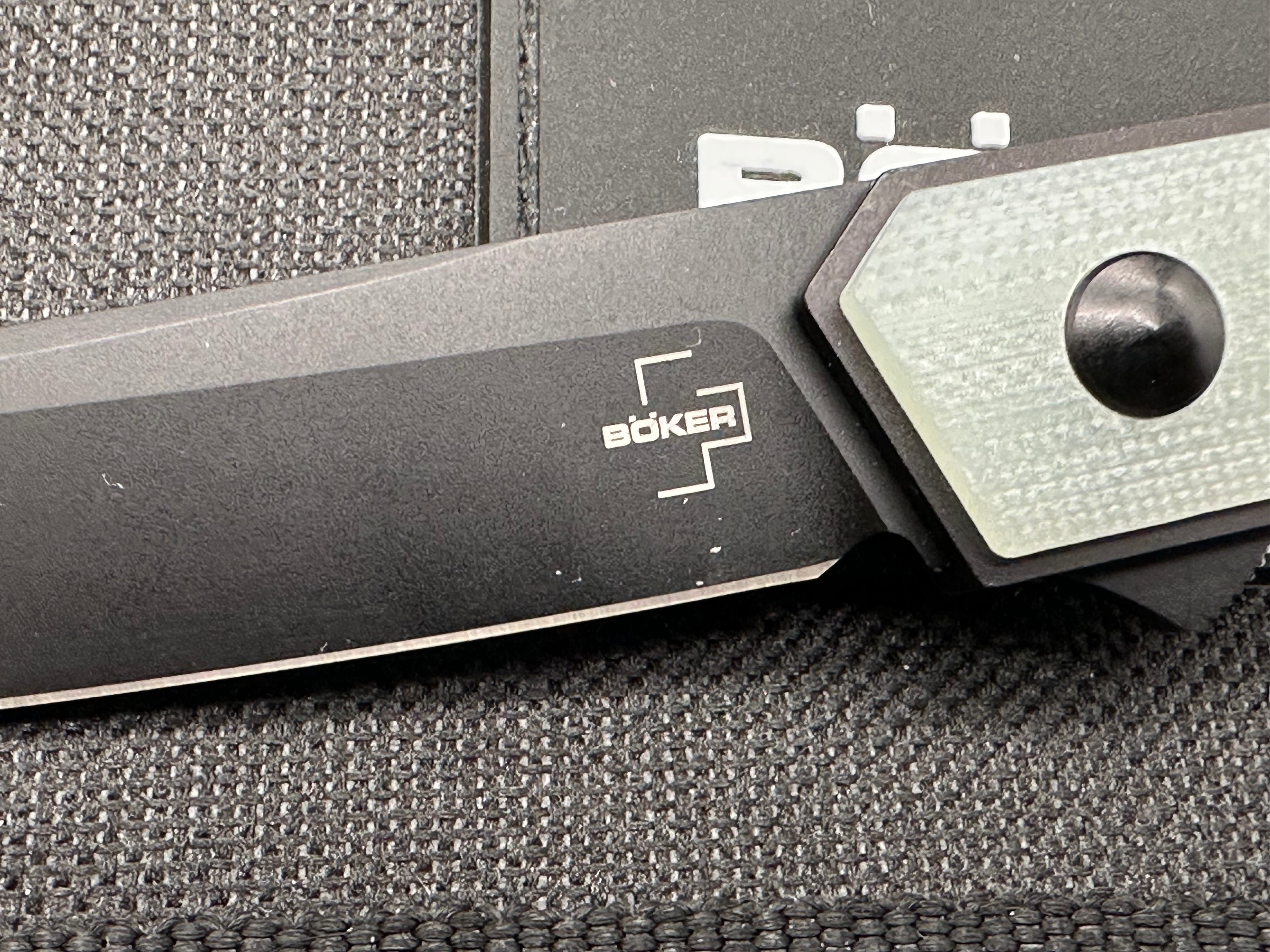 Boker Plus Kwaiken Air Liner Lock Knife Jade G-10 (3.6" Black)
