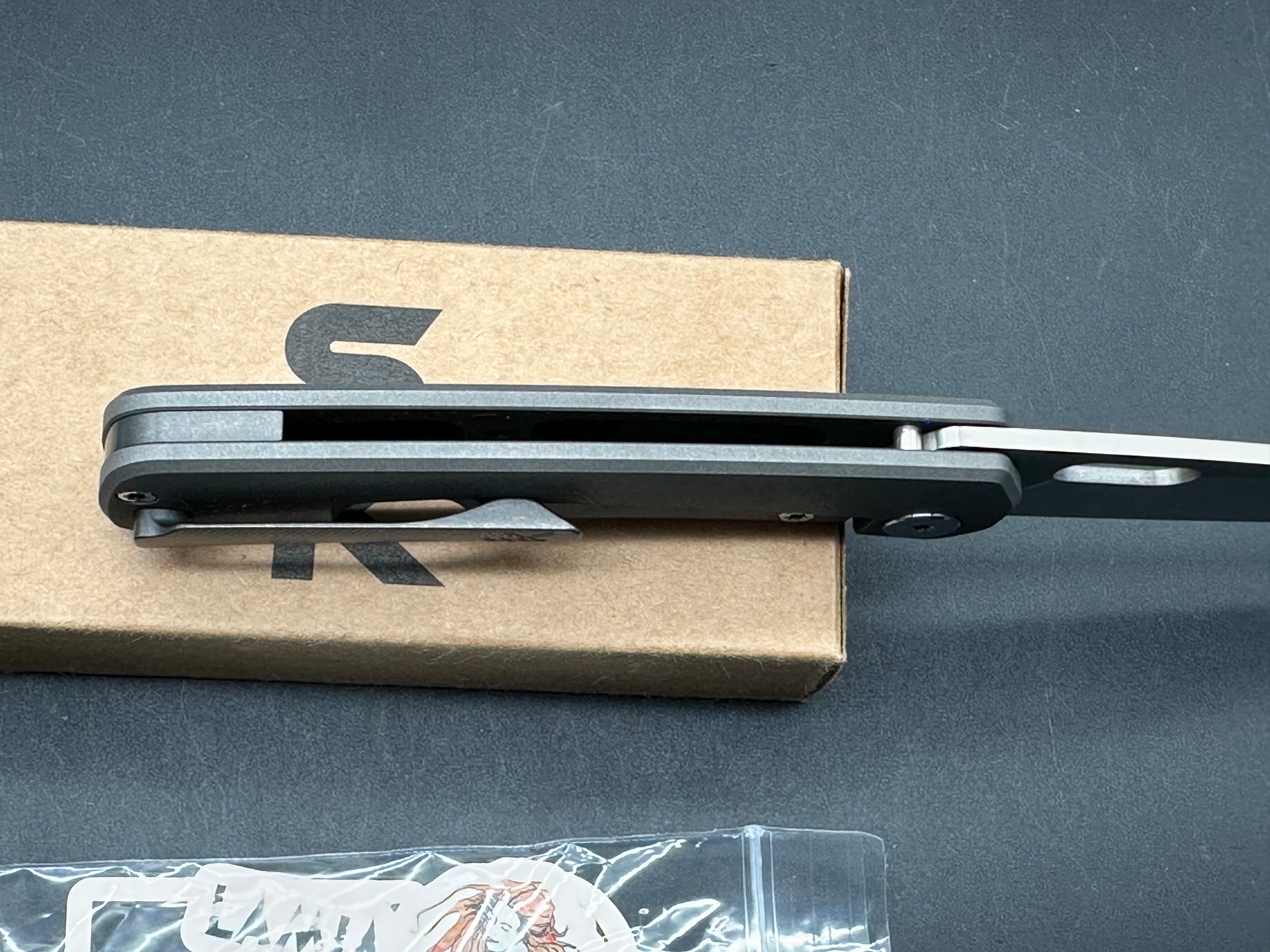 SPK Lamia Gen 4 3.5" Elmax Super Clean Milled Titanium Handle