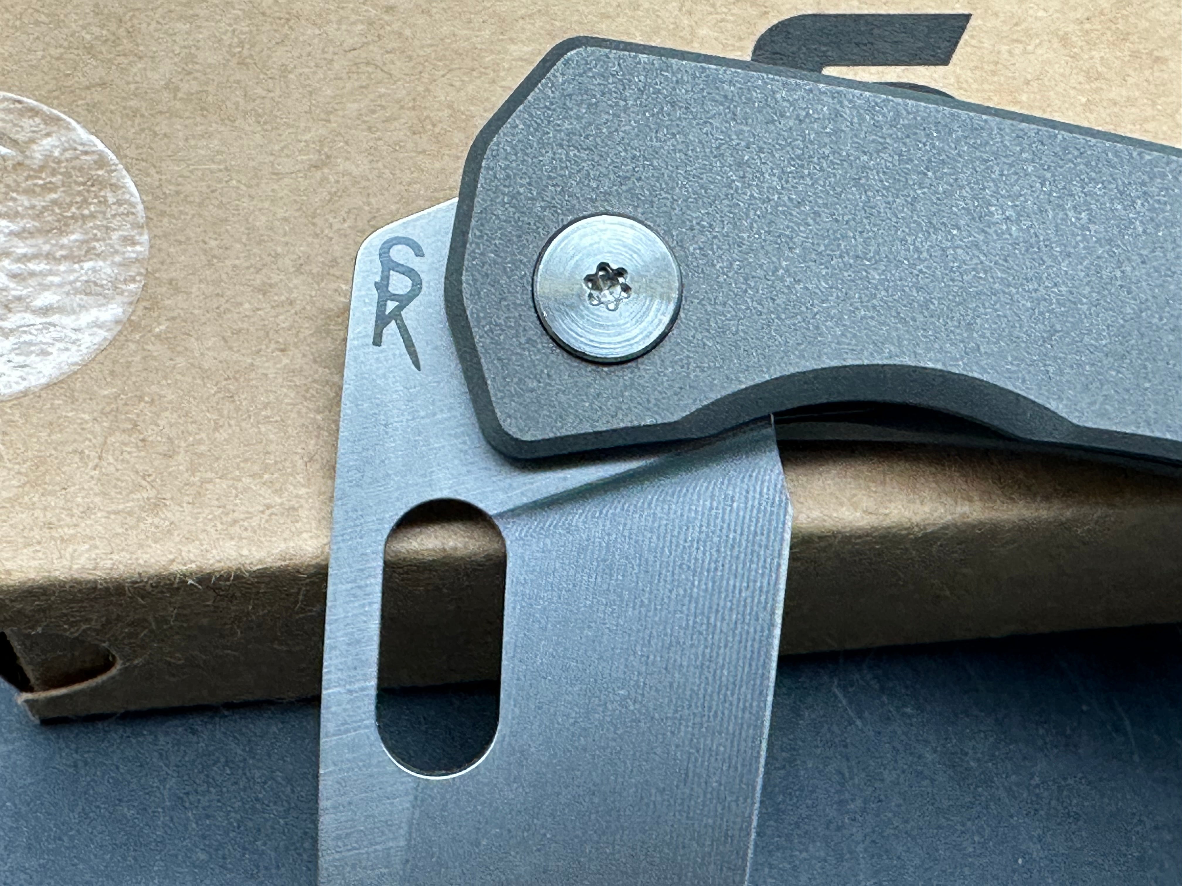 SPK Lamia Gen 4 3.5" Elmax Super Clean Milled Titanium Handle