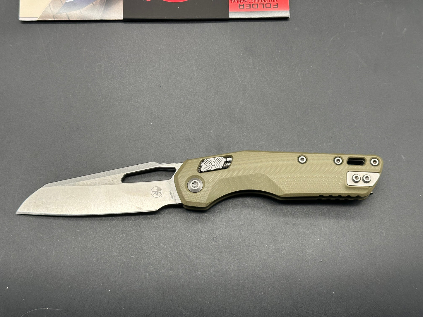 Microtech Standard Issue MSI RAM-LOK Knife | OD Green G10 | Stonewash M390MK