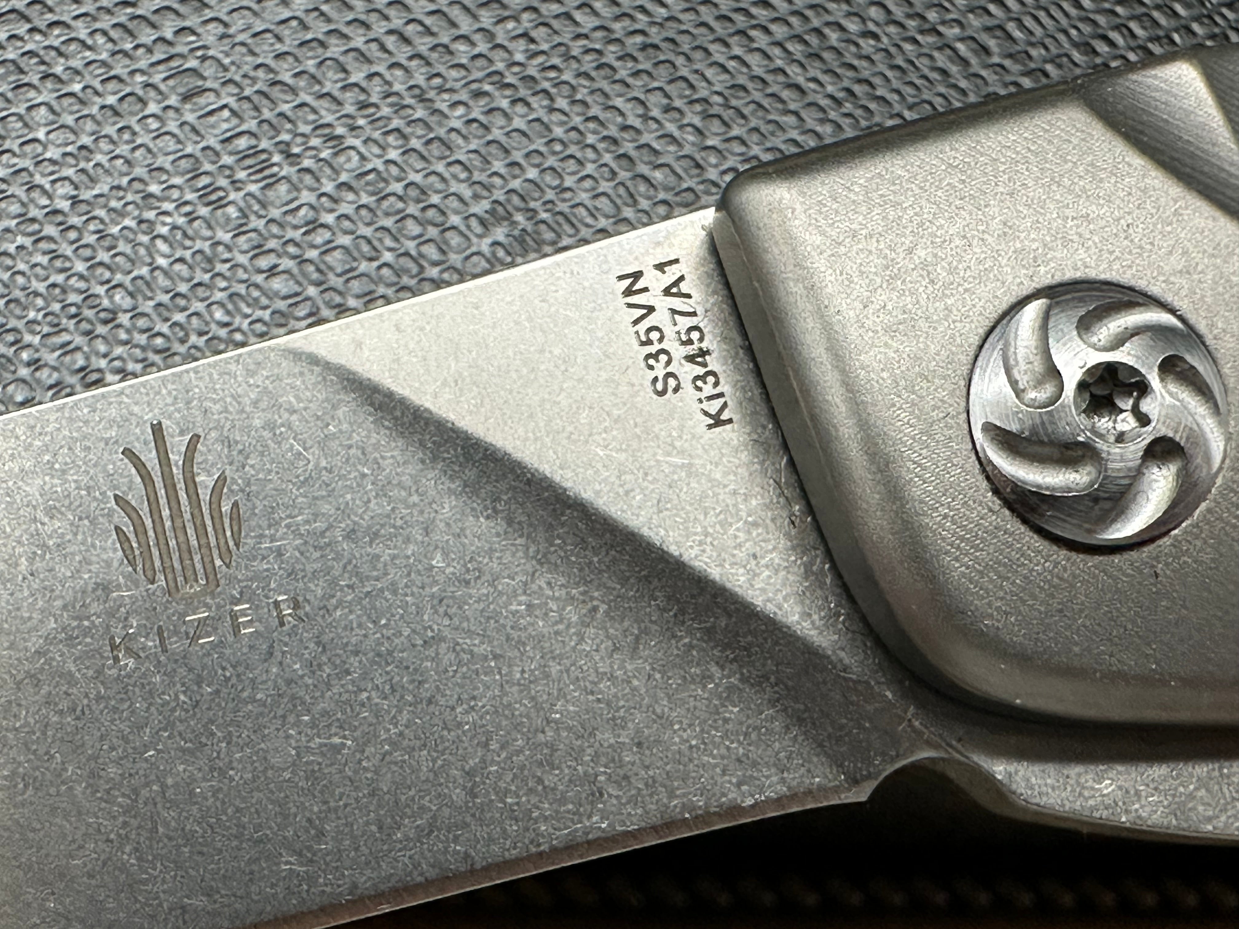 KIZER CUTLERY SPLINTER FRAMELOCK FOLDING KNIFE