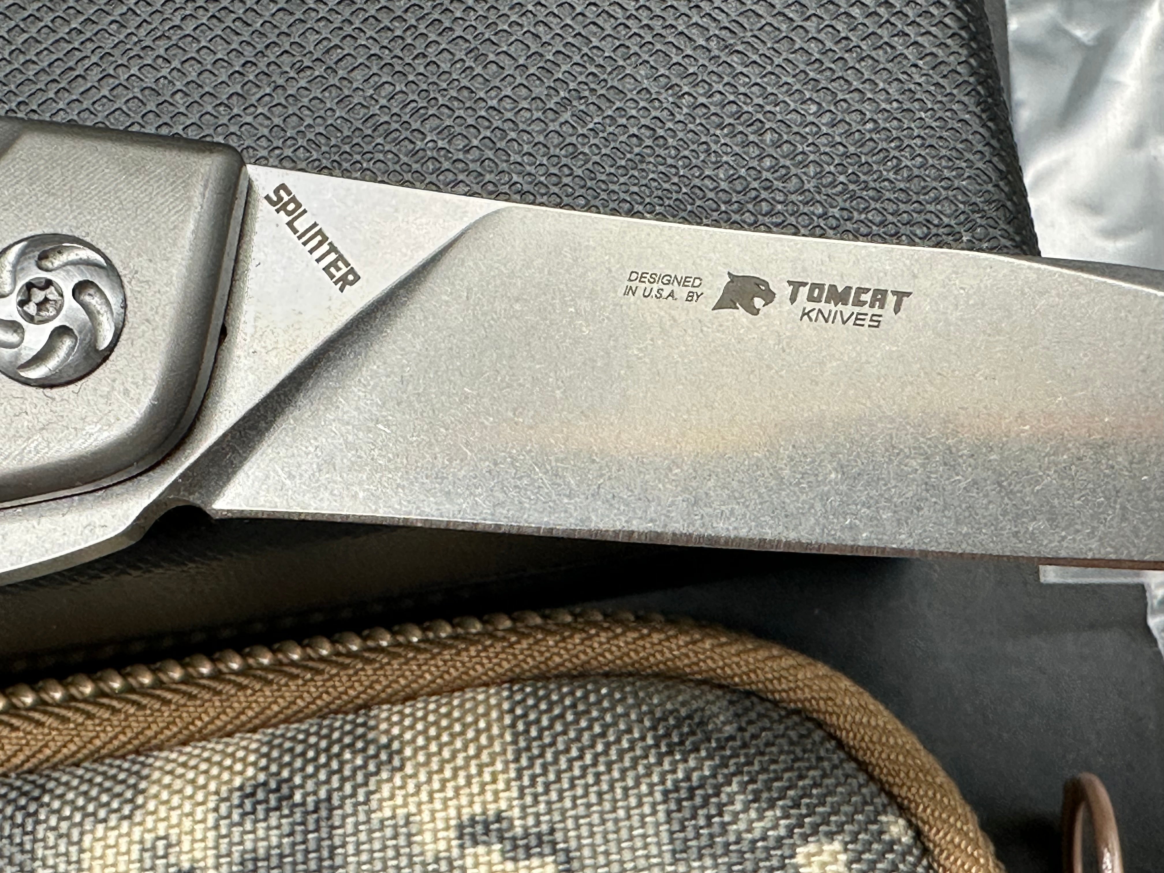 KIZER CUTLERY SPLINTER FRAMELOCK FOLDING KNIFE