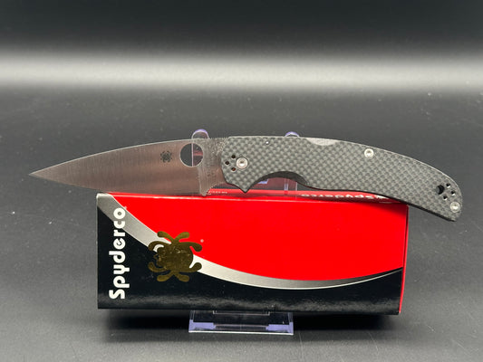 Spyderco Native Chief Lockback Knife Carbon Fiber (4.08" Satin S90V) C244CF90VP