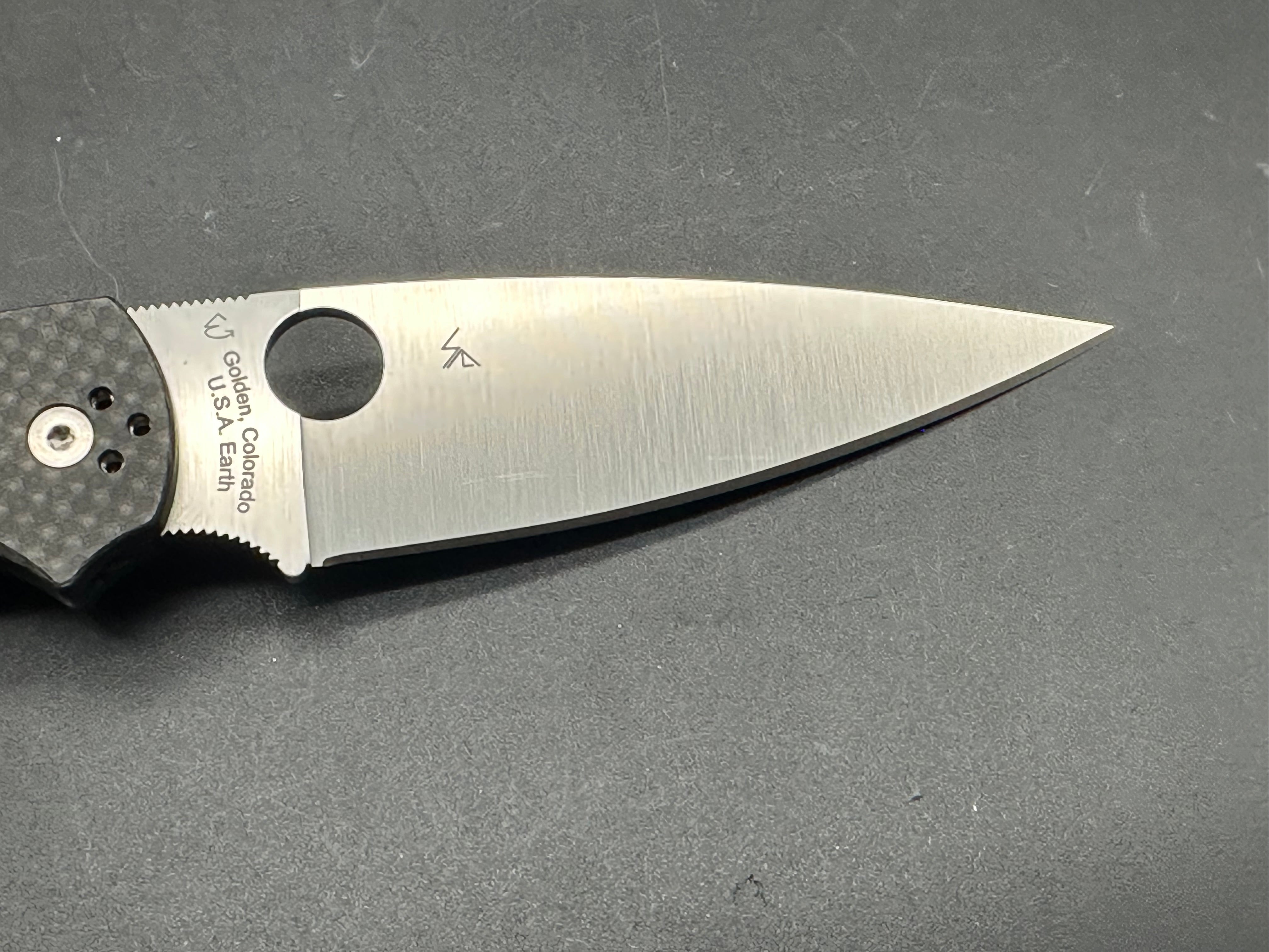 Spyderco Native Chief Lockback Knife Carbon Fiber (4.08" Satin S90V) C244CF90VP