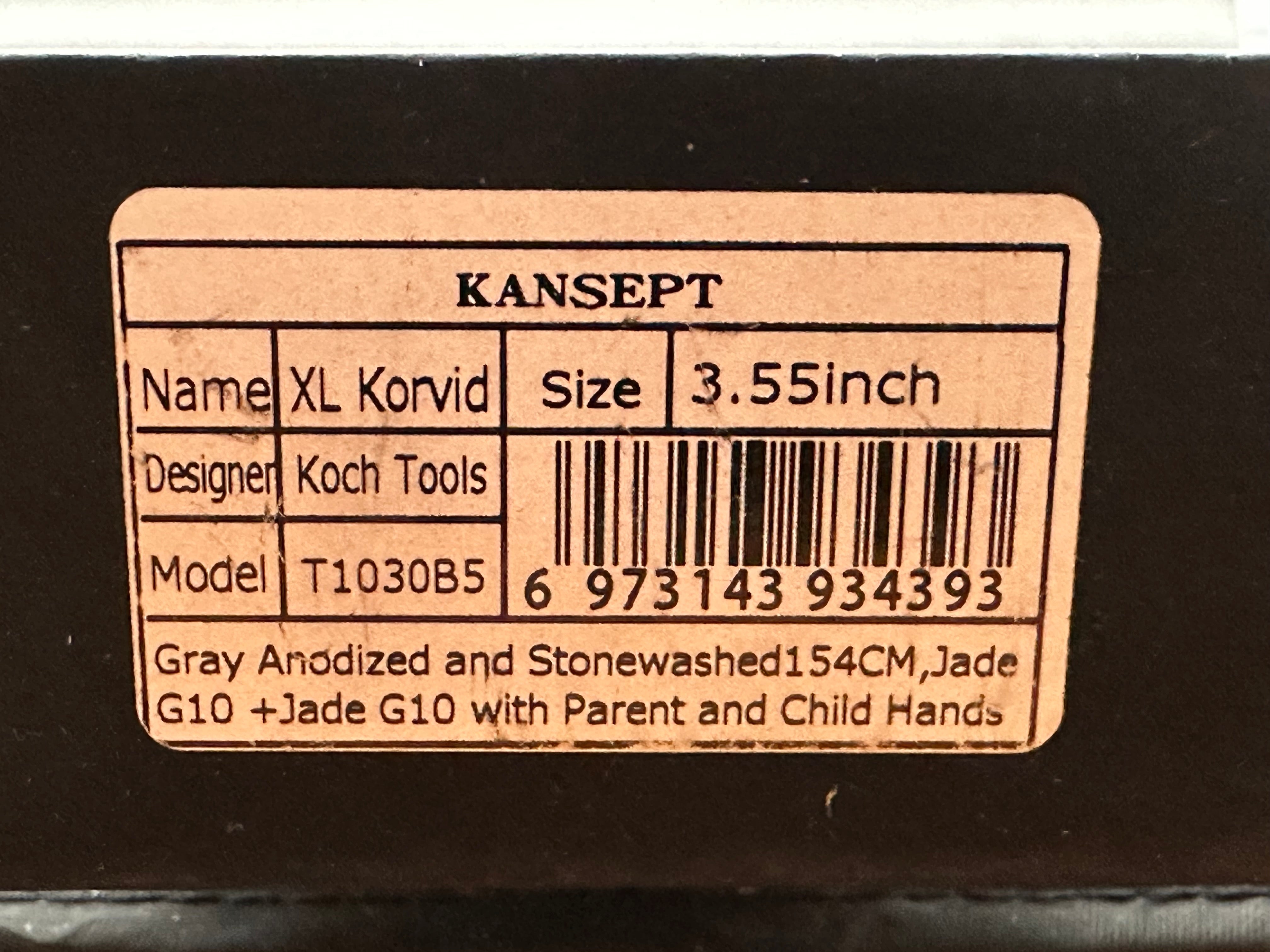 Kansept XL KORVID 154CM BLADE PARENT AND CHILD HANDS