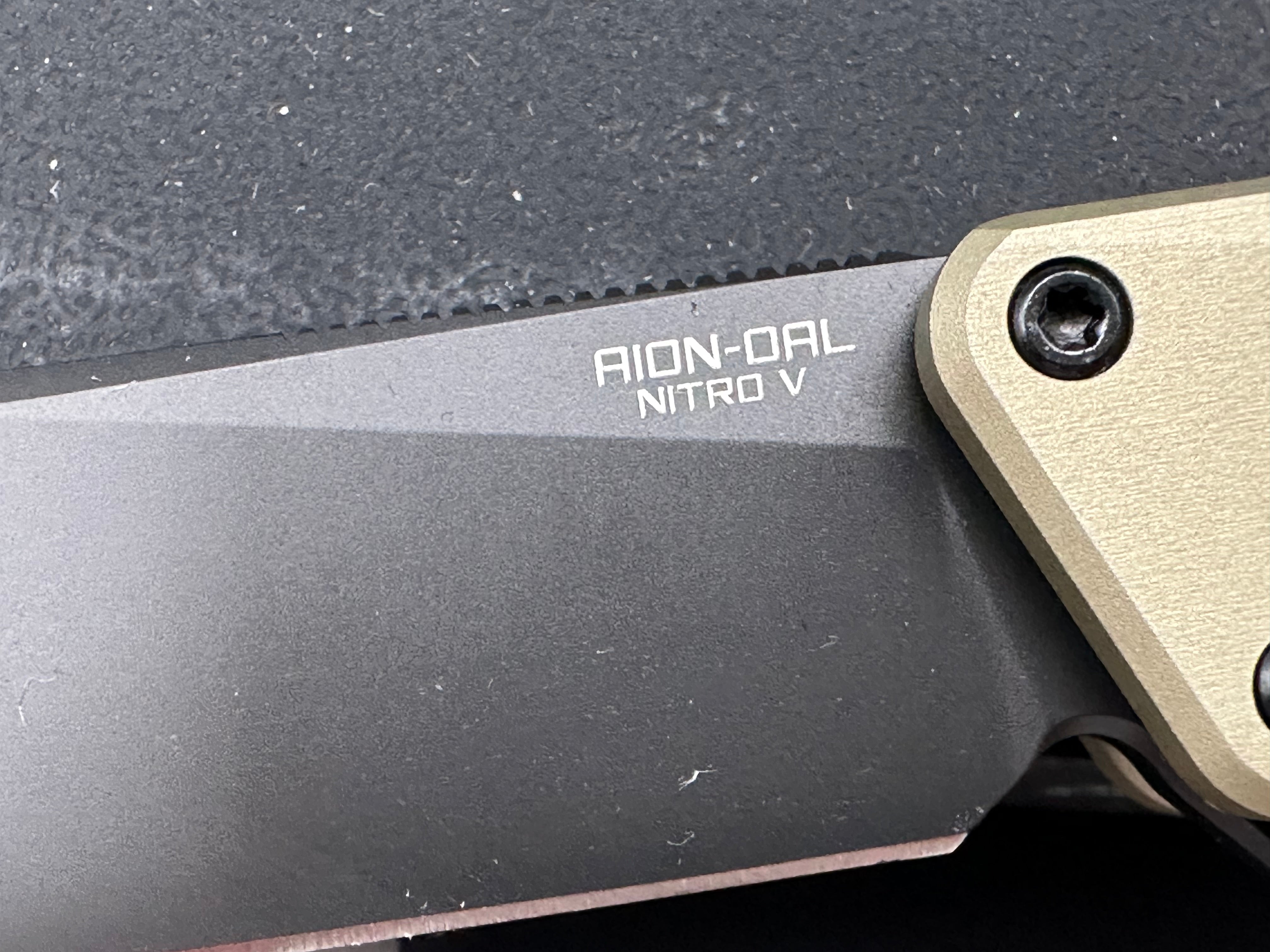 Oknife AION Olive Green Flipper Folding Pocket Knife