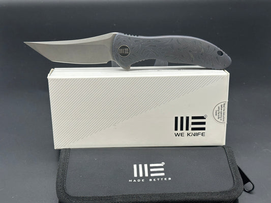 WE Synergy 2 Flamed titanium handle w/tanto M390