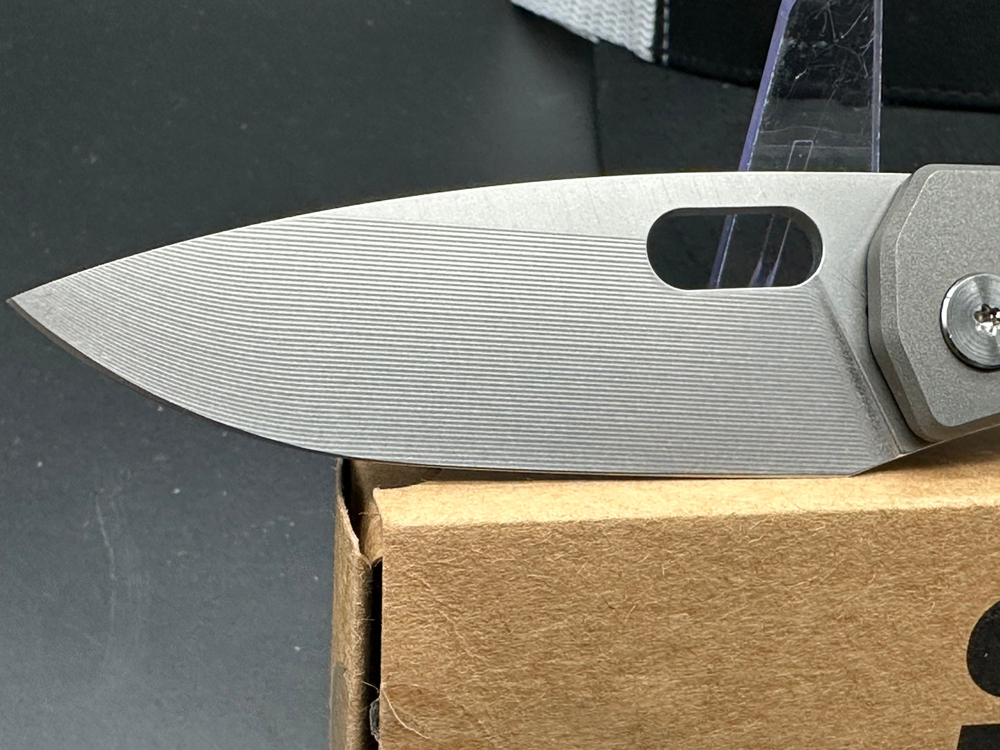 SPK Lamia Gen 4 3.5" Elmax Super Clean Milled Titanium Handle