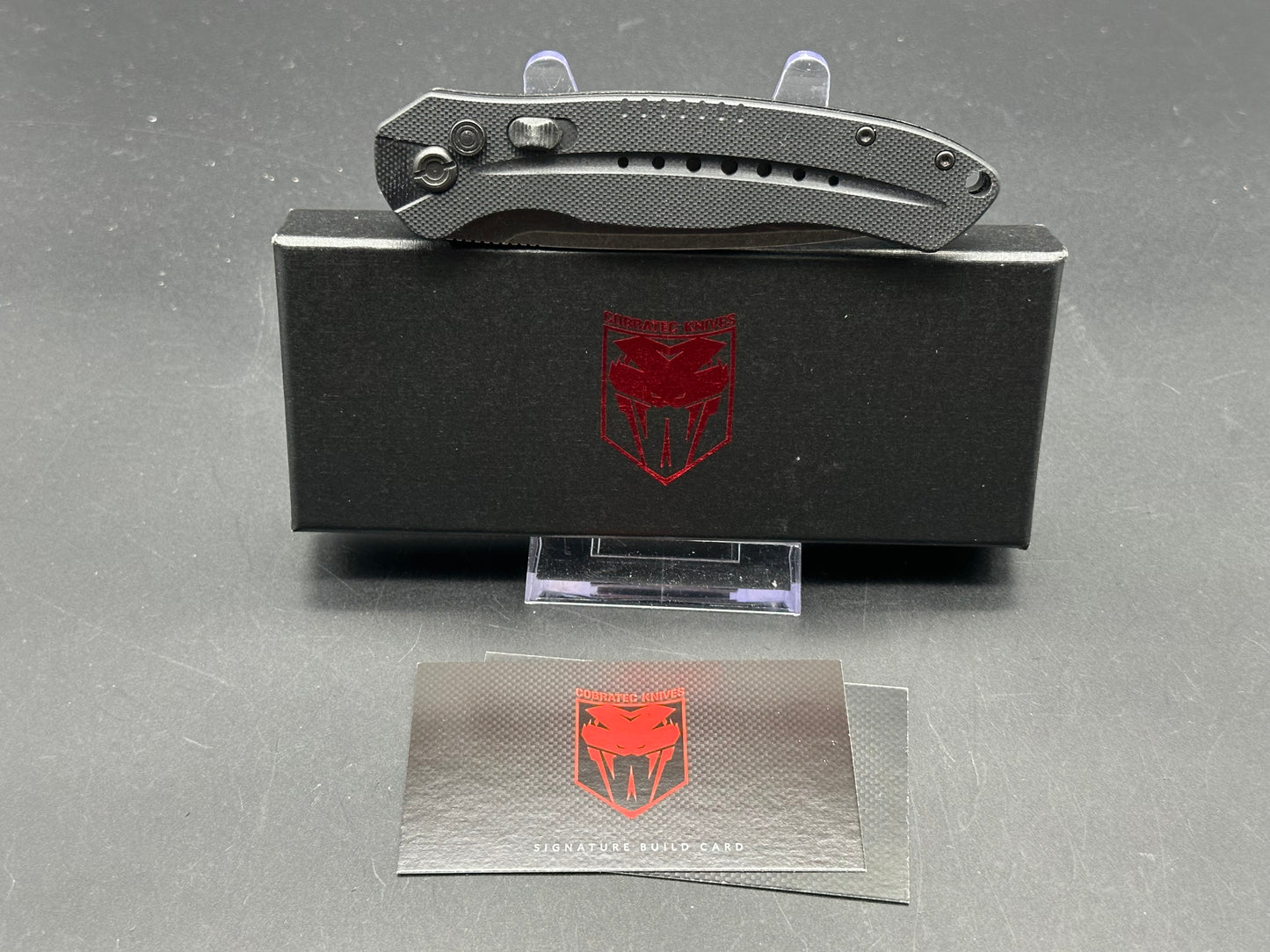 CobraTec Diablo Auto G10 handle D2 blade