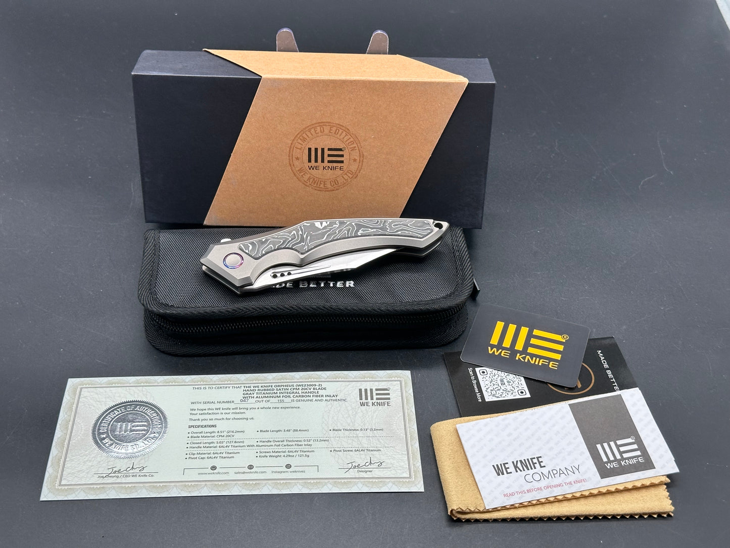 We Knife Limited Edition Orpheus