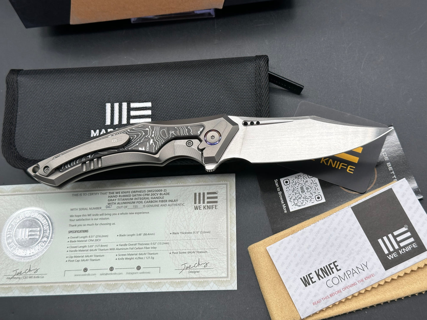 We Knife Limited Edition Orpheus