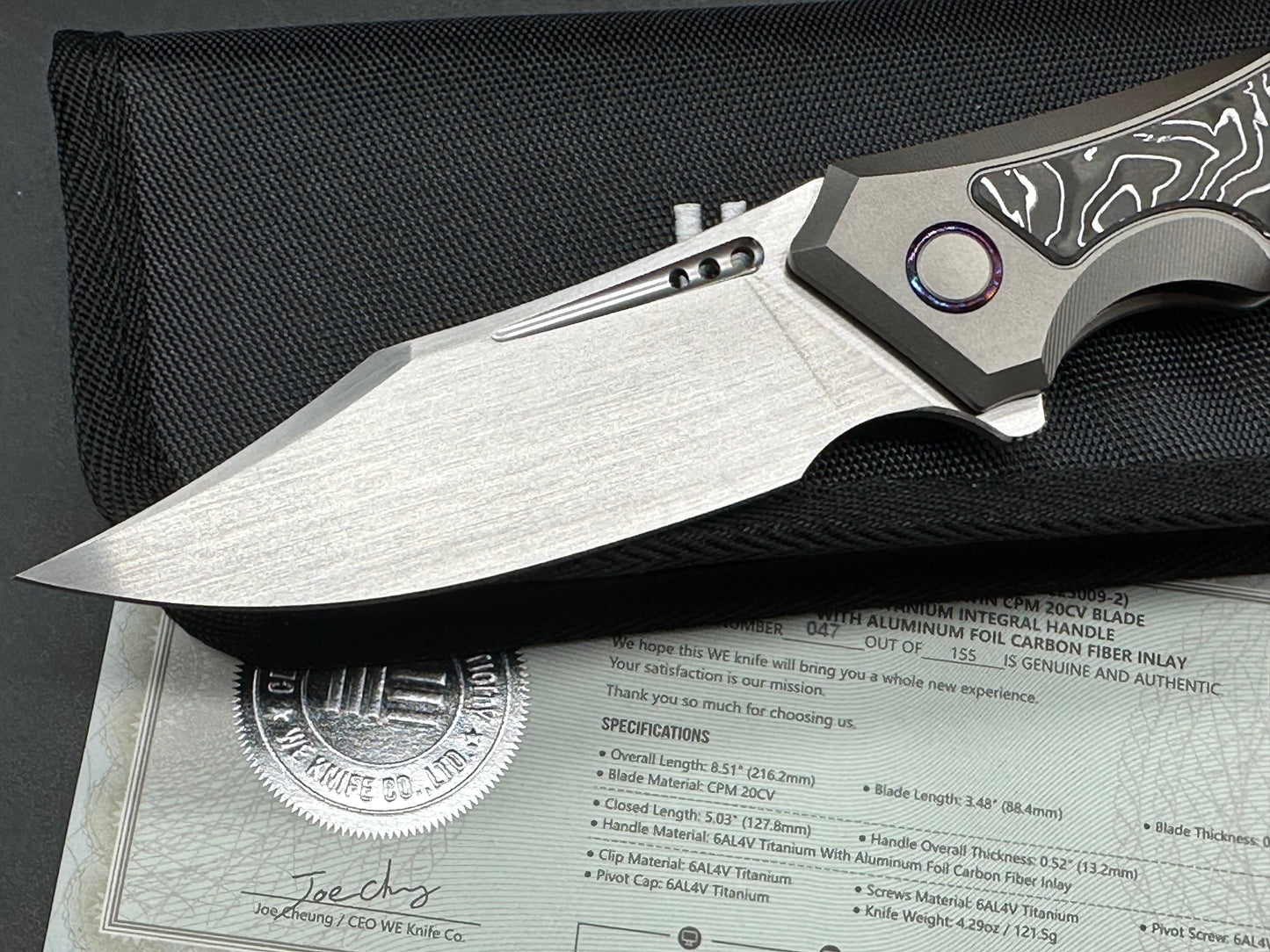 We Knife Limited Edition Orpheus