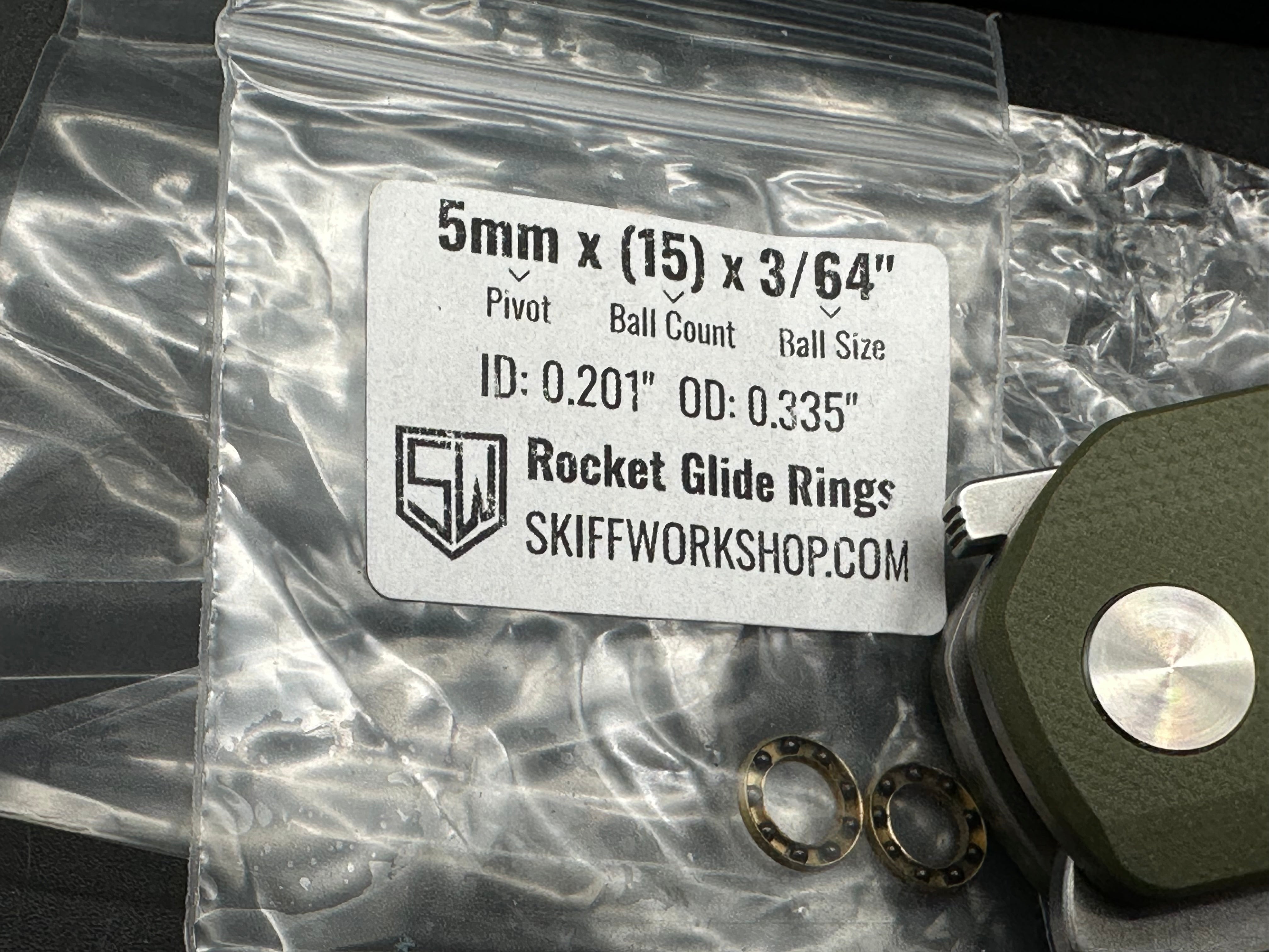 Vero Engineering Avid 1 DLT Exclusive #511 3.25" CPM S45VN Stonewash Blade with OD Green G10 Scales