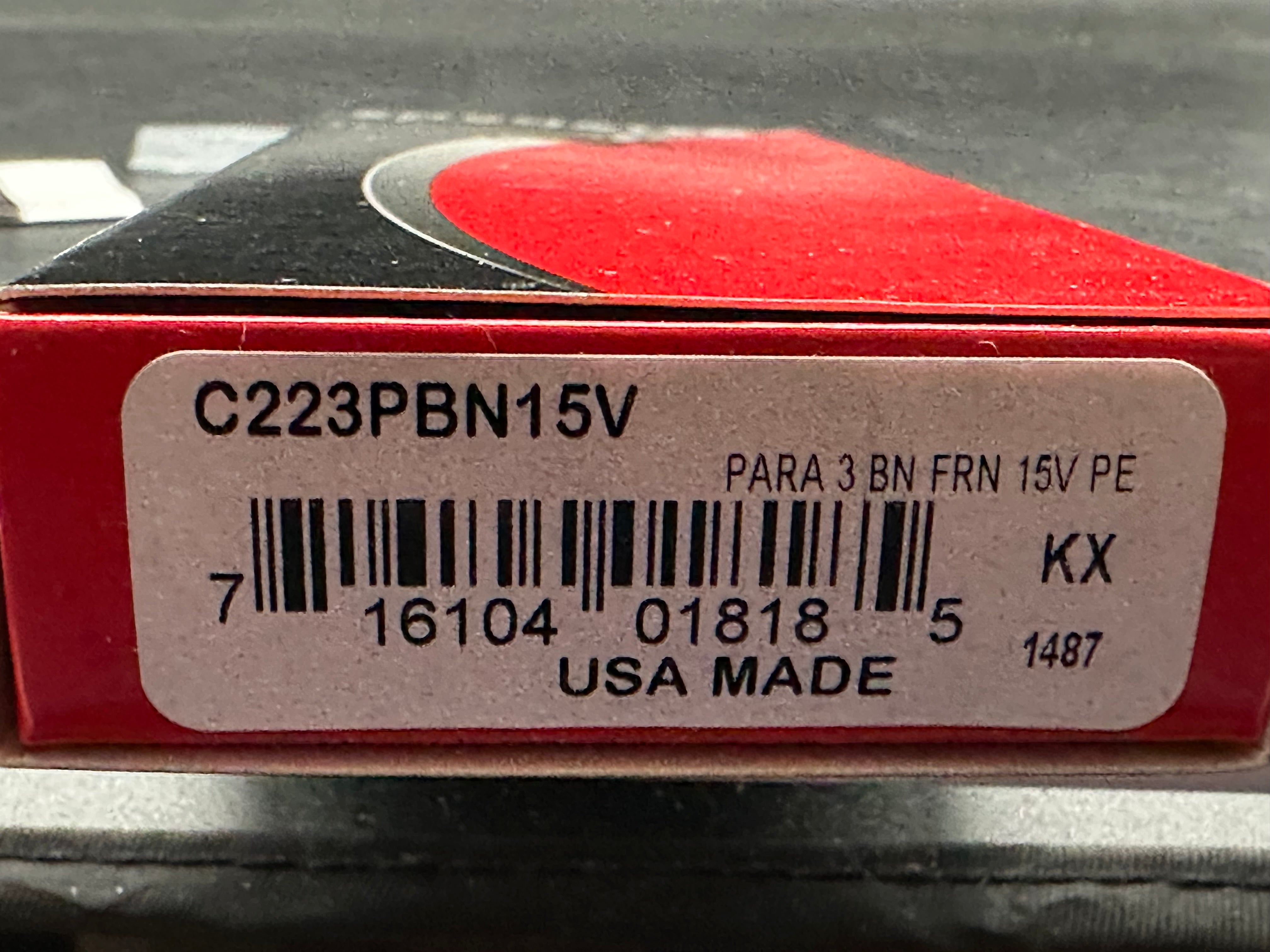 Spyderco Para 3 Lightweight - Sprint Run 2.93" CPM 15V Stonewash Blade with Brown FRN Scales