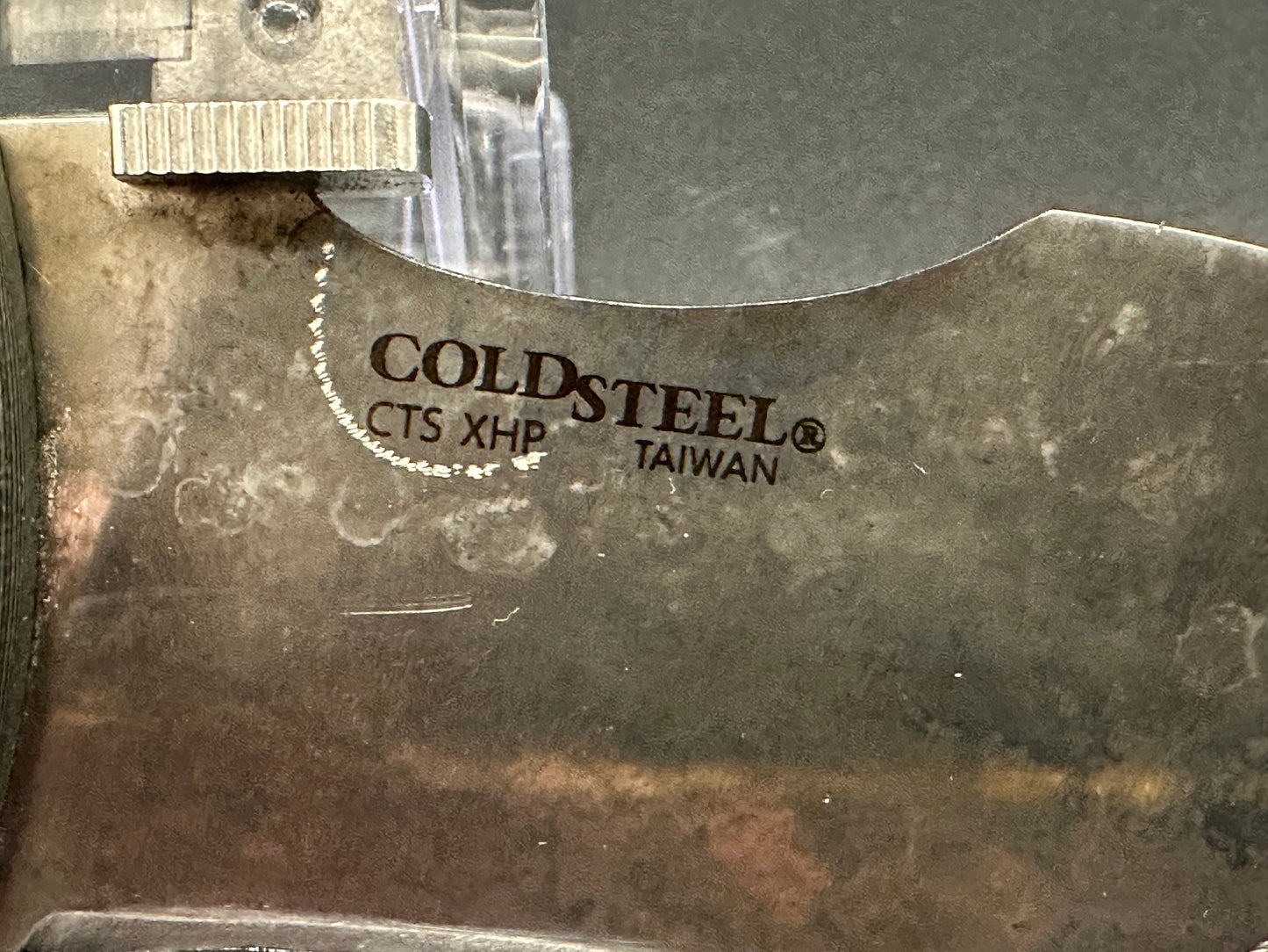 Cold Steel Colossus I CTS-XHP batwing grind, apocalyptic finish