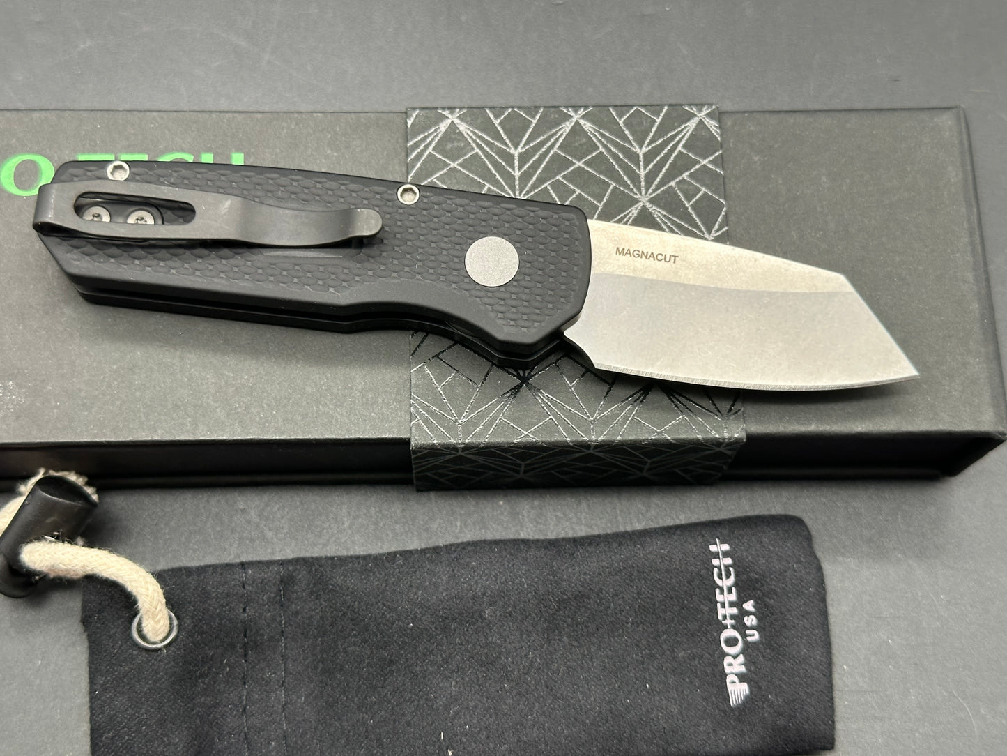 ProTech Runt 5 Reverse Tanto MagnaCut