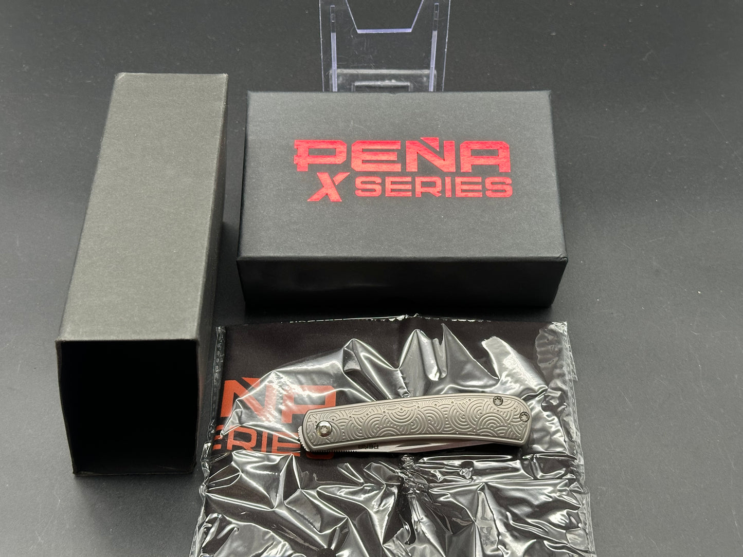 Pena X-Series Front Flipper Trapper (WKRMN Seigaiha Urban EDC Exclusive)