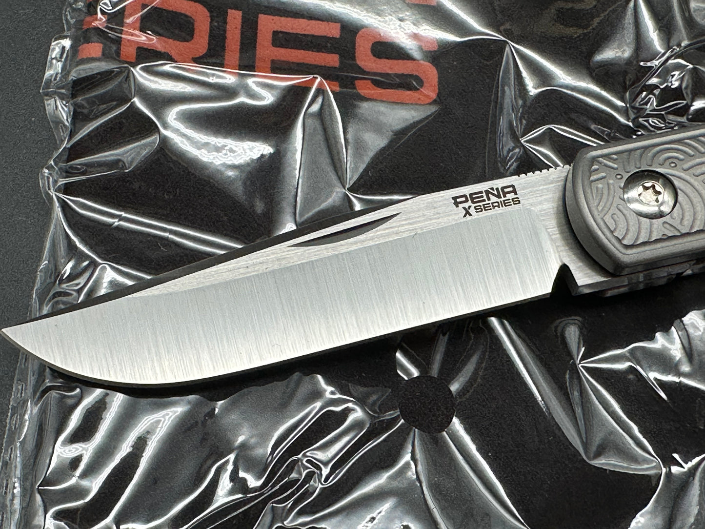 Pena X-Series Front Flipper Trapper (WKRMN Seigaiha Urban EDC Exclusive)