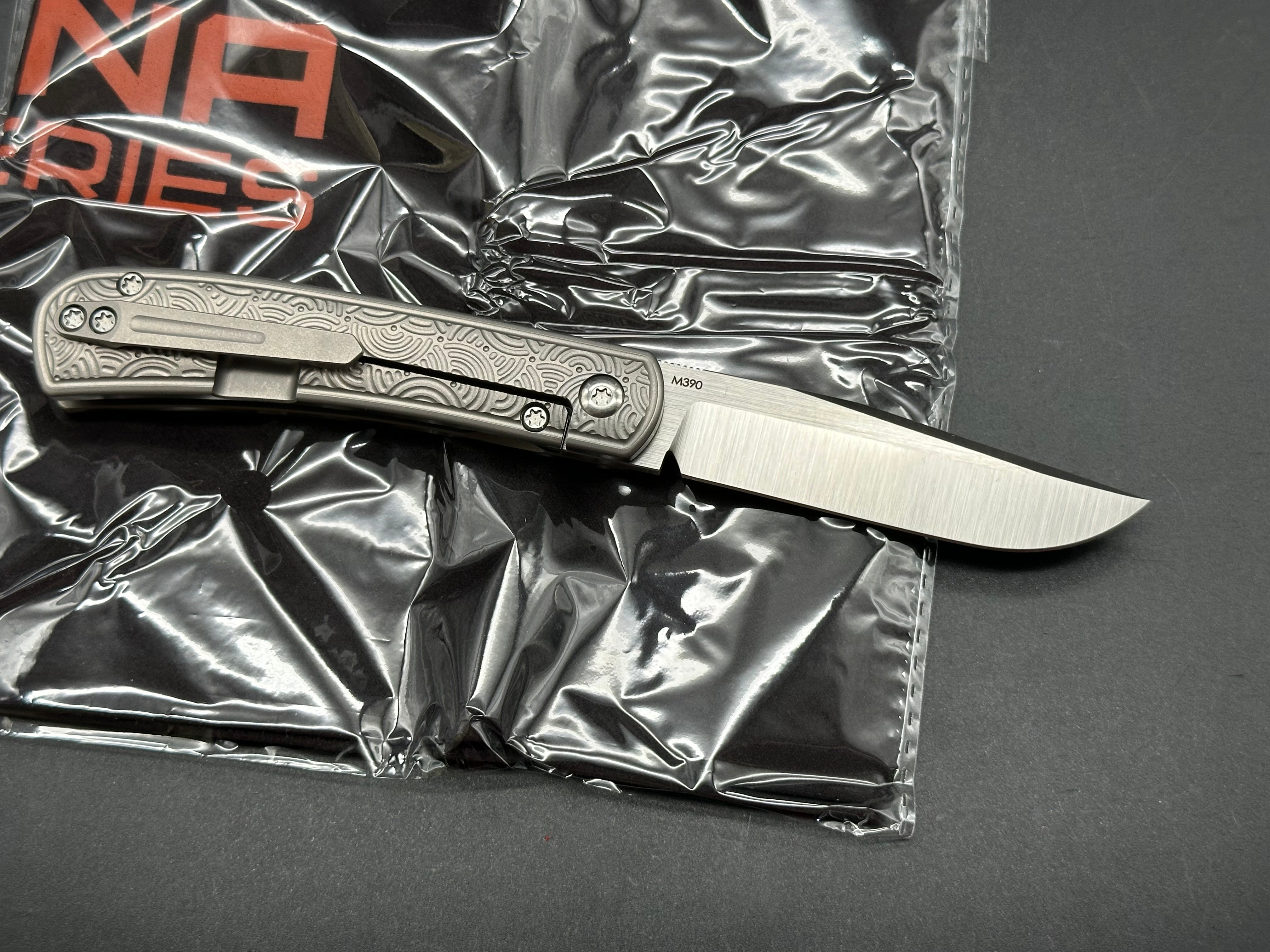 Pena X-Series Front Flipper Trapper (WKRMN Seigaiha Urban EDC Exclusive)