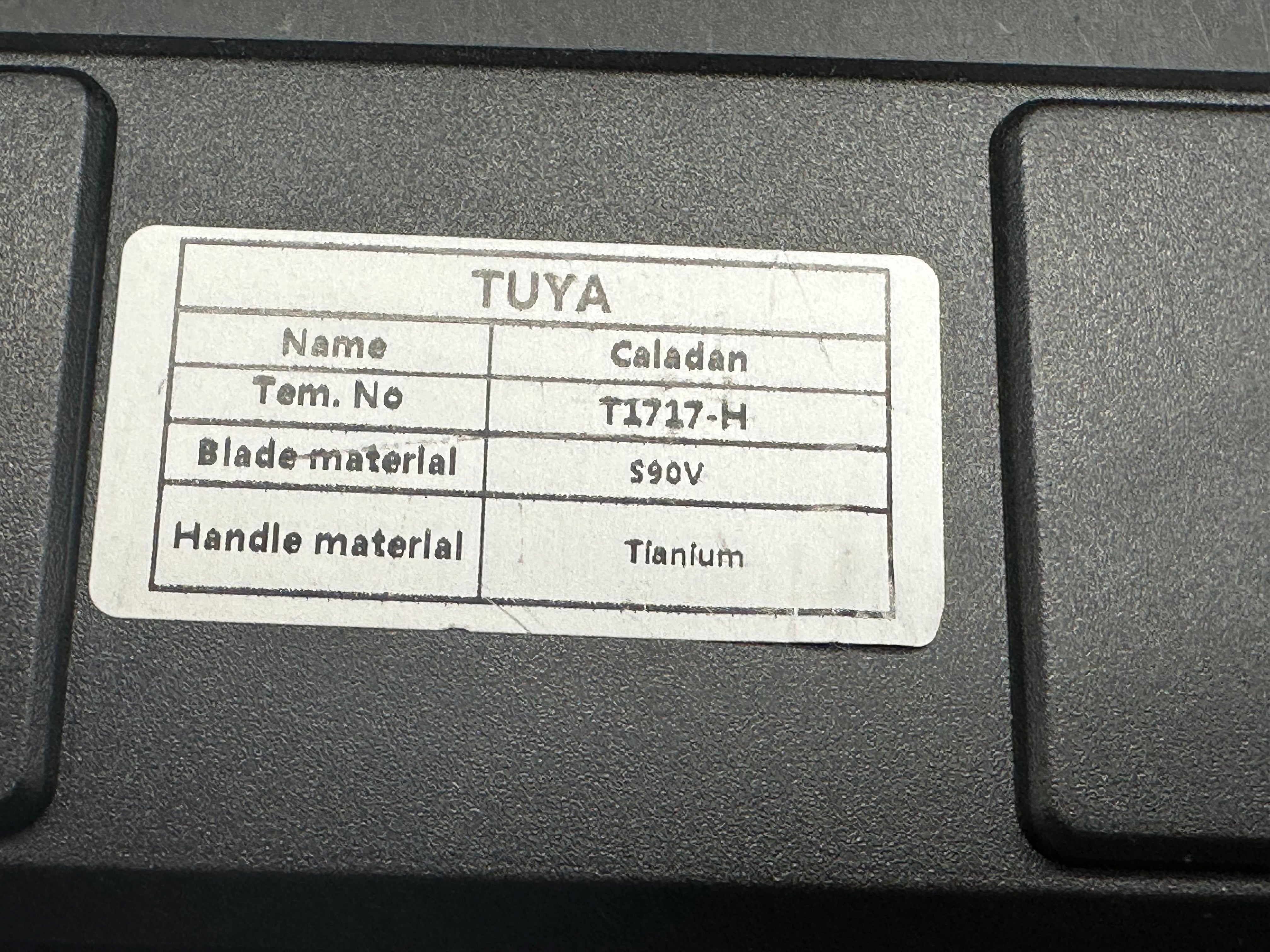 TUYA CALADAN  (JIM SKELTON) V1 Ti/S90V 3.76"