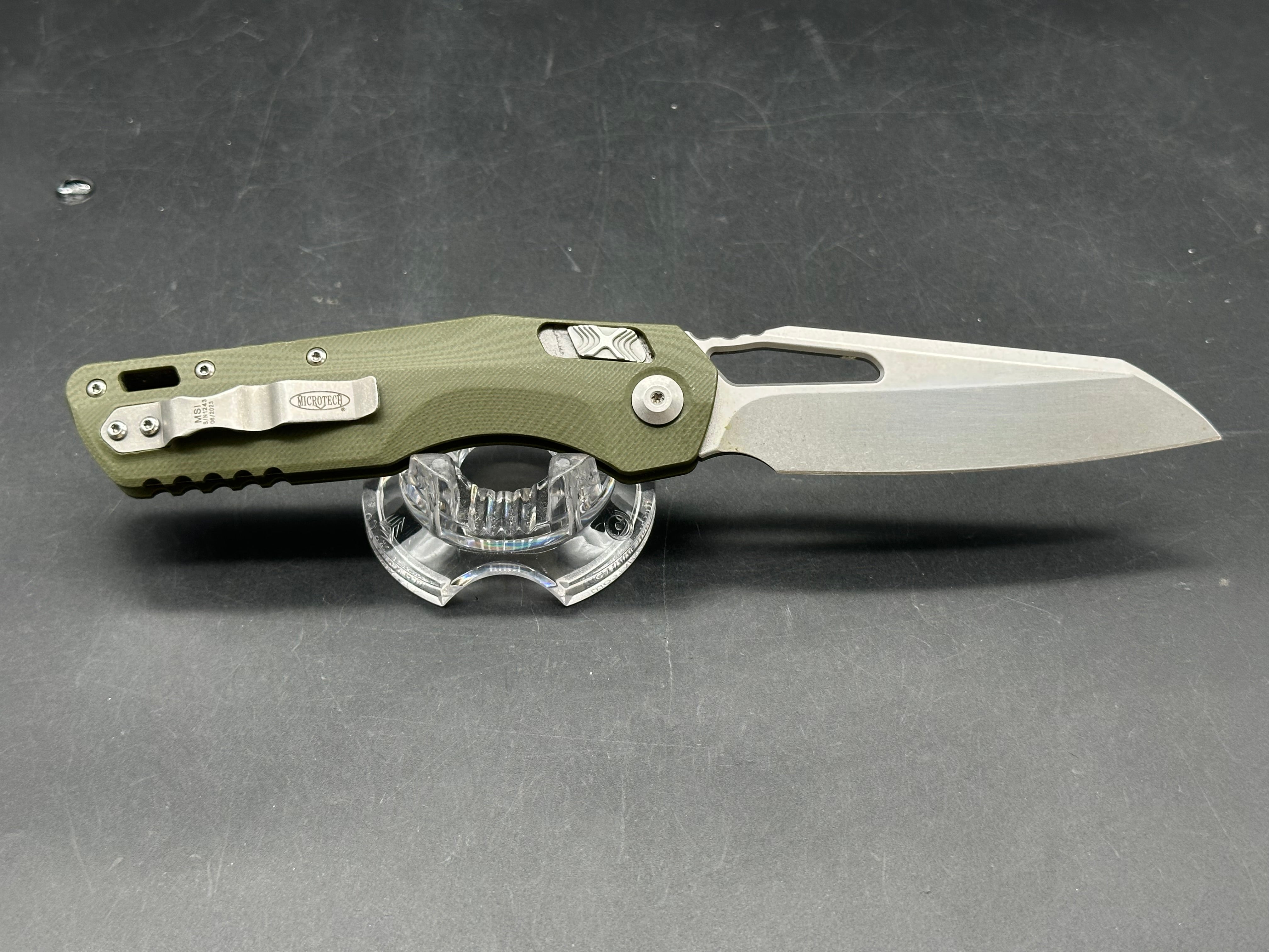 Microtech Standard Issue MSI Ram-Lok Knife OD Green (3.9" SW)