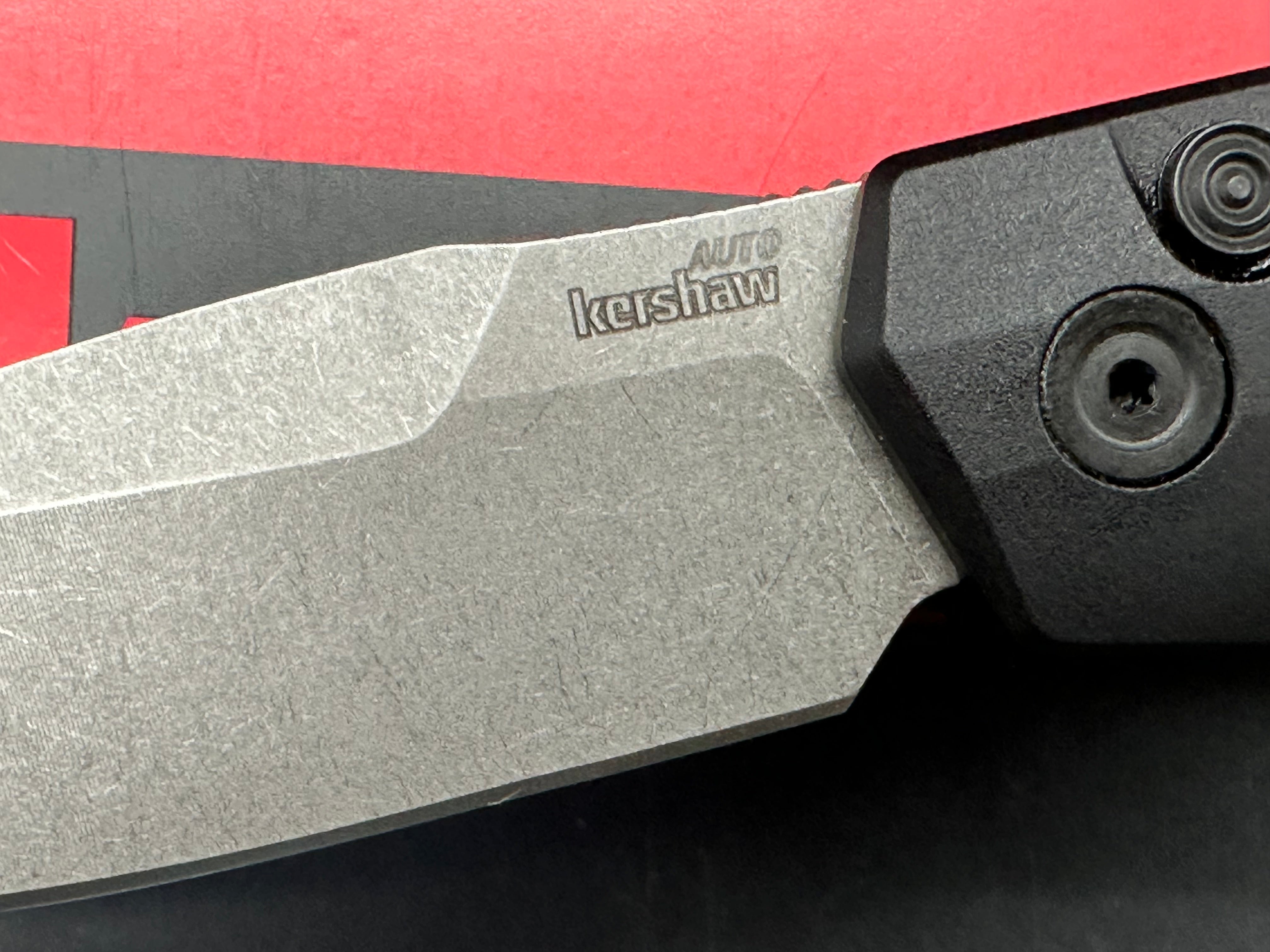 KERSHAW LAUNCH IRIDIUM 3.45" MAGNACUT  ALUMINUM HANDLE AUTO