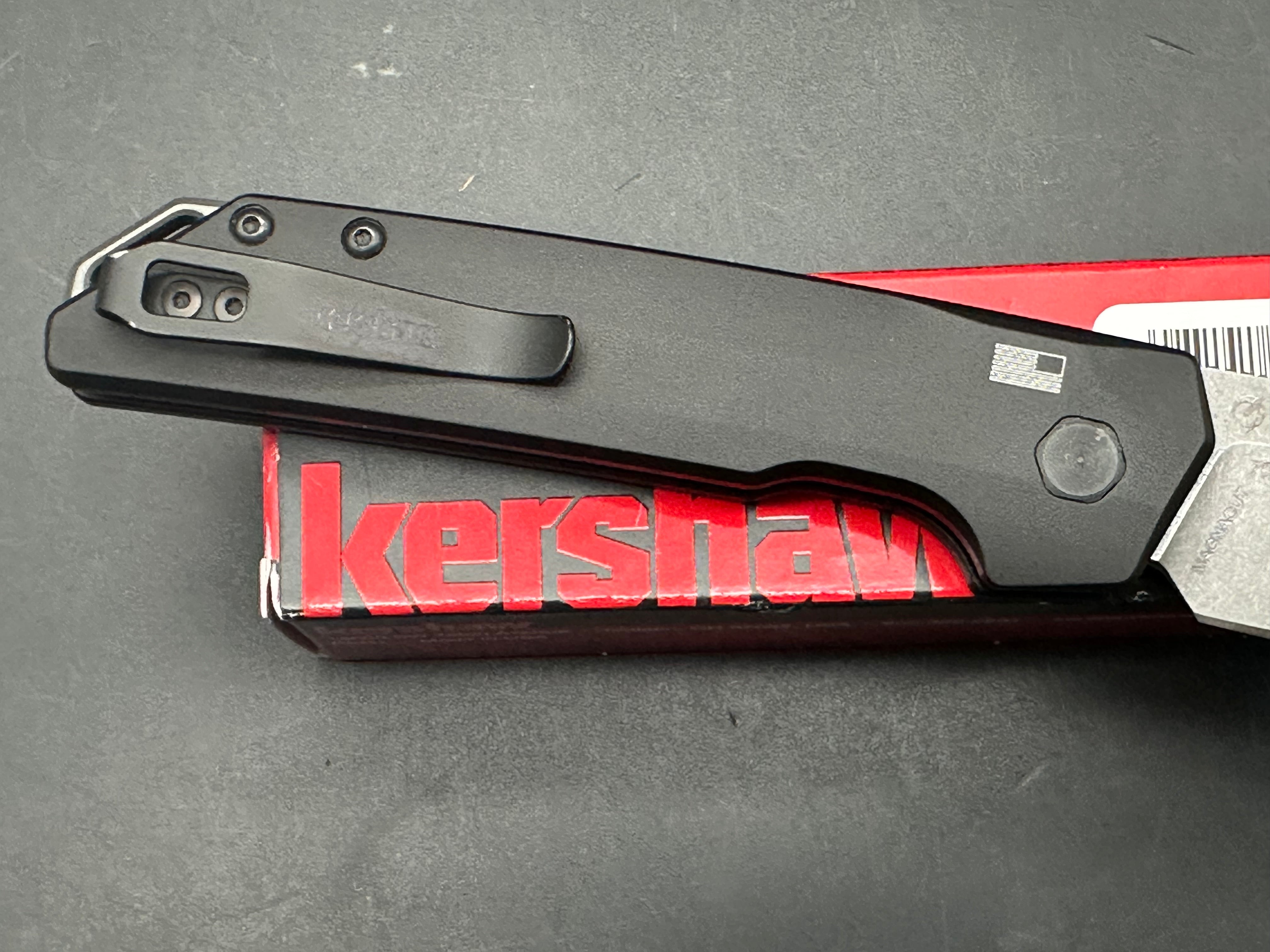 KERSHAW LAUNCH IRIDIUM 3.45" MAGNACUT  ALUMINUM HANDLE AUTO