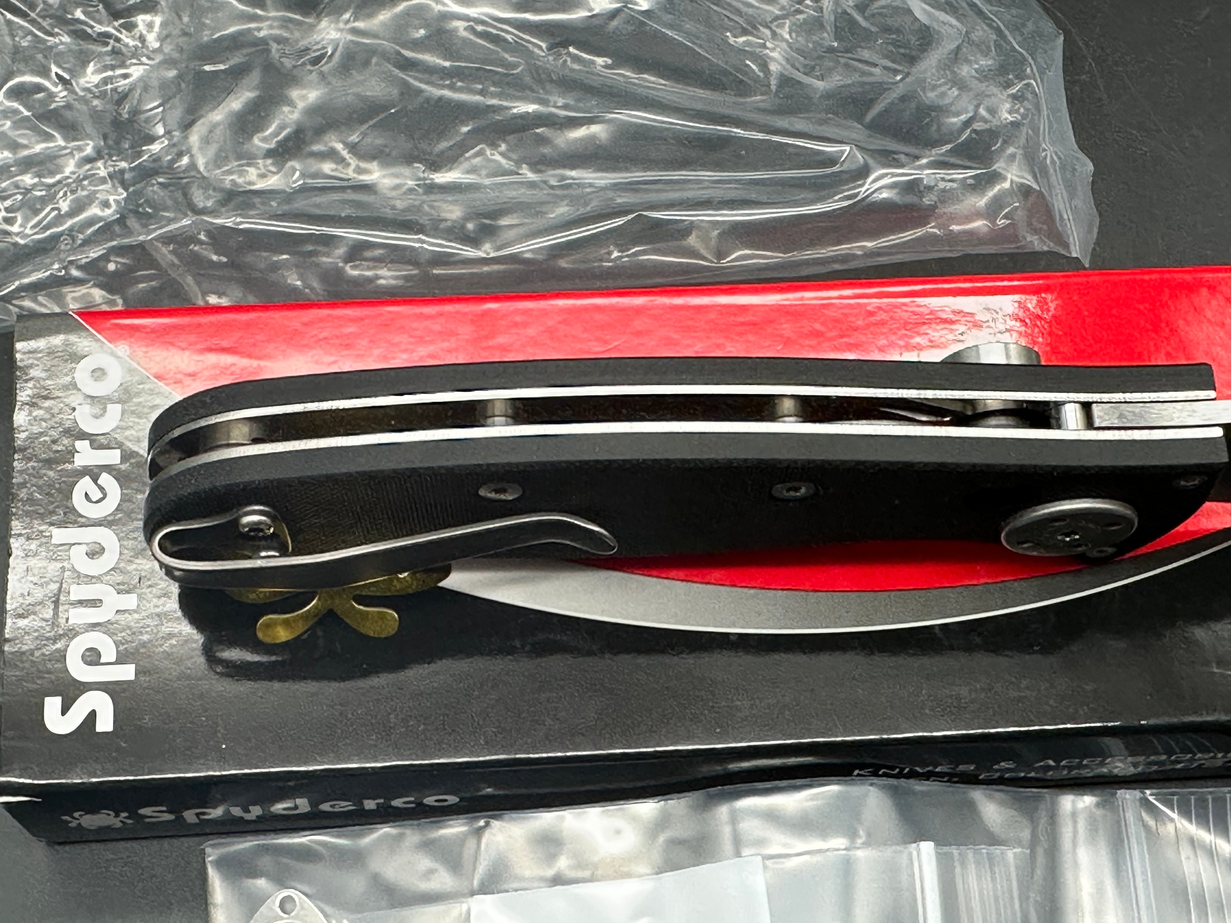 SPYDERCO AUTONOMY 20 AUTO 3,5" LC200N "RUSTPROOF” 5.50Z. W/ EXTRA LYNCH DC CLIP & FACTORY CLIP INCL