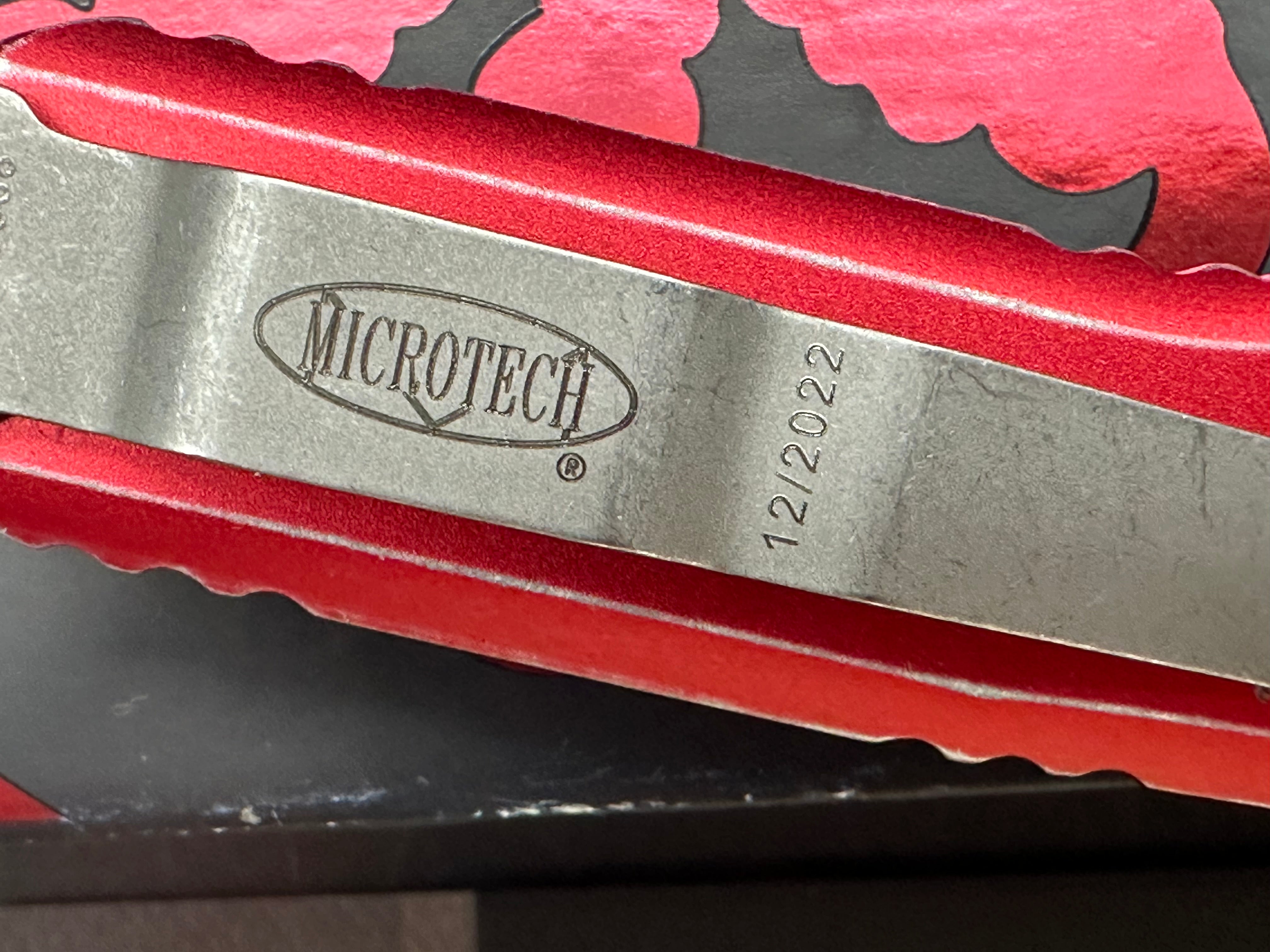 Microtech utx 85 red distressed