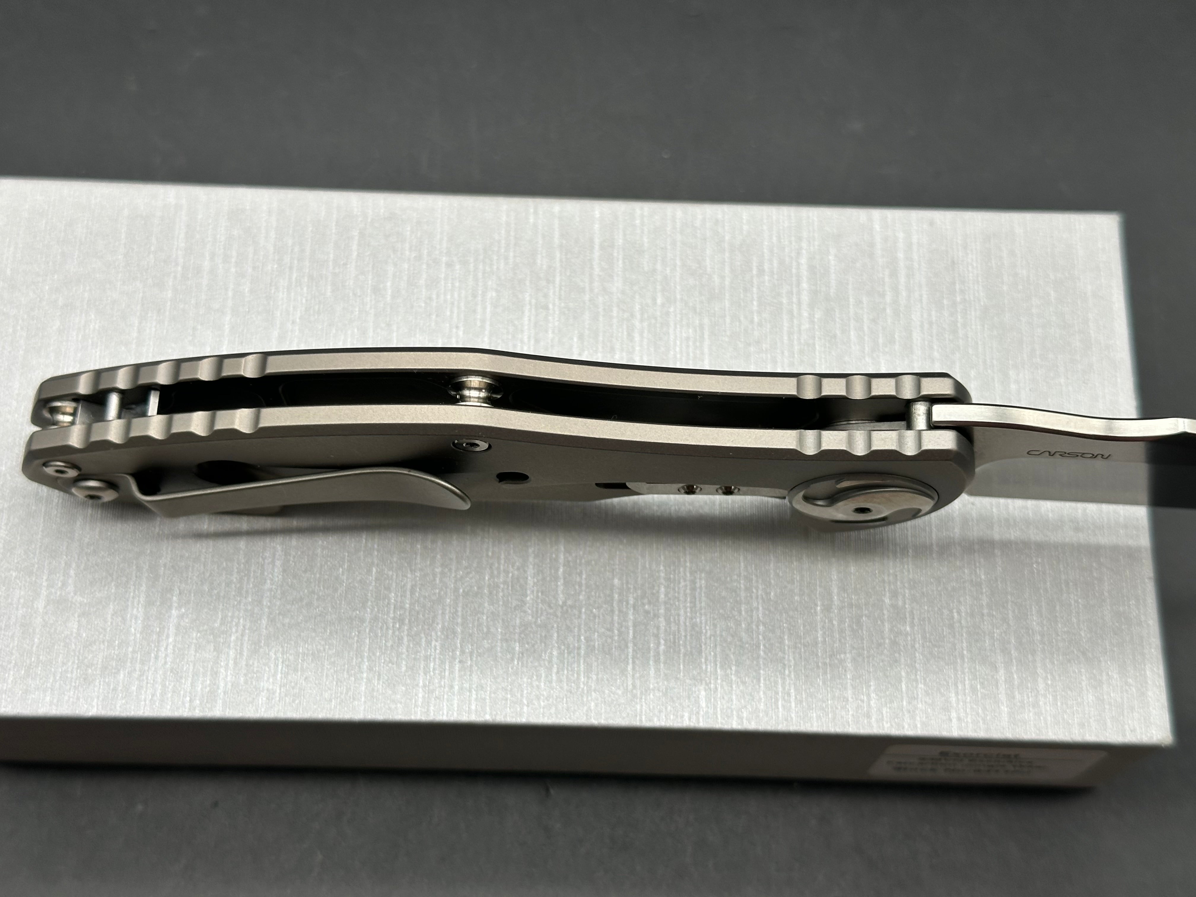 Real Steel Exorcist Fat Carbon Jungle Wear inlays S35VN
