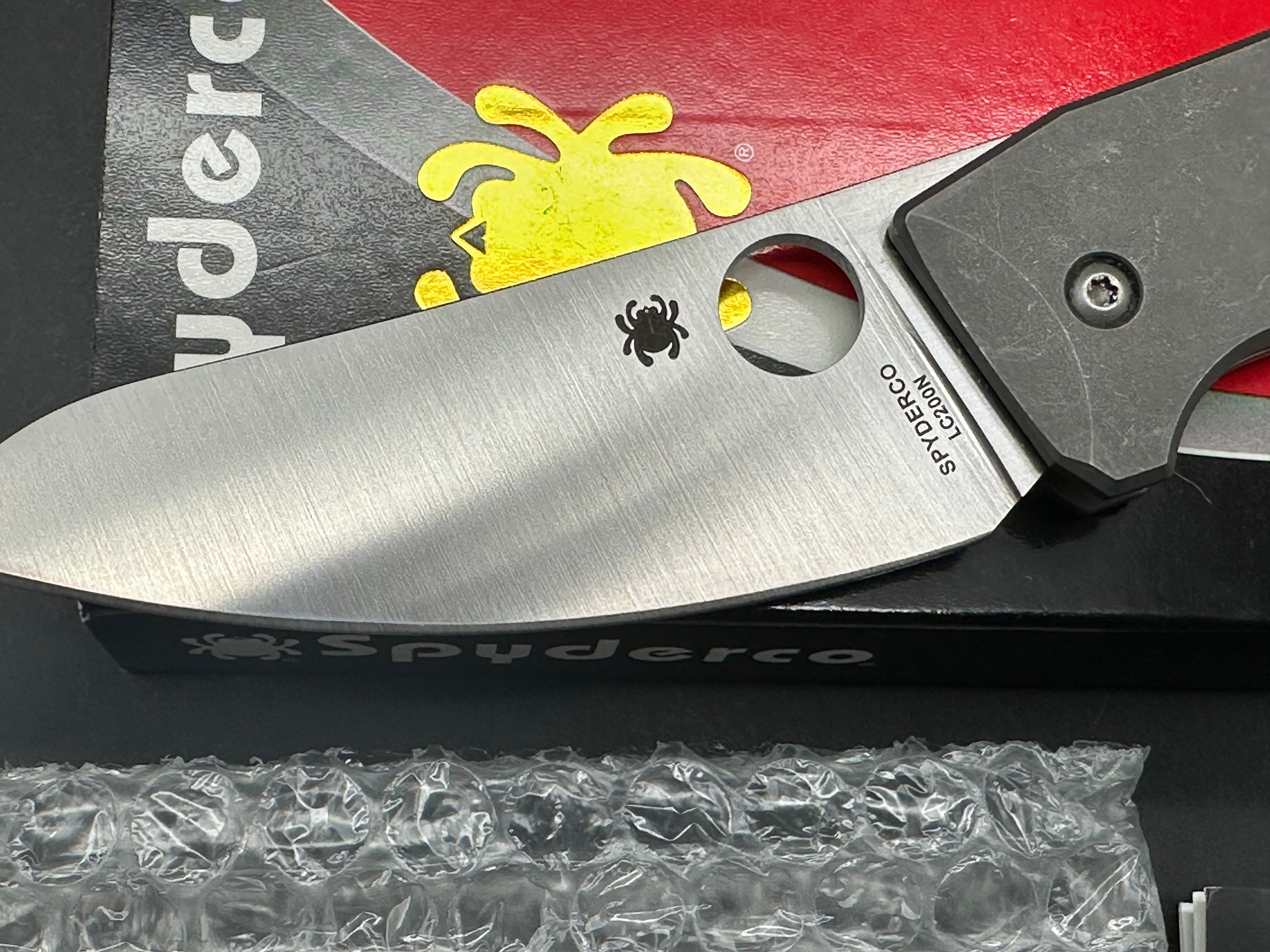 SPYDERCO SPYDIECHEF GRAY Ti LC200N blade
