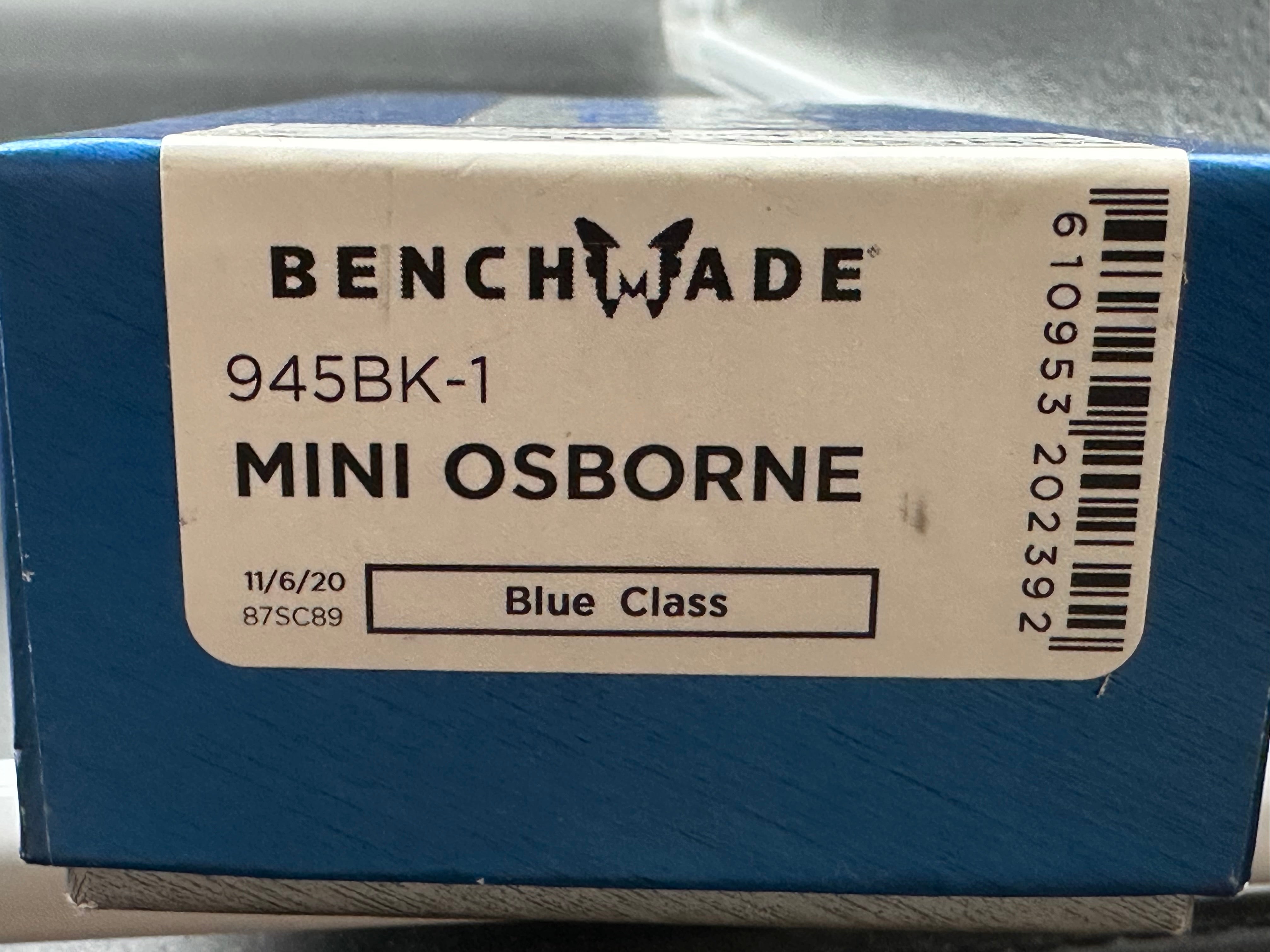 Benchmade 945 green aluminum