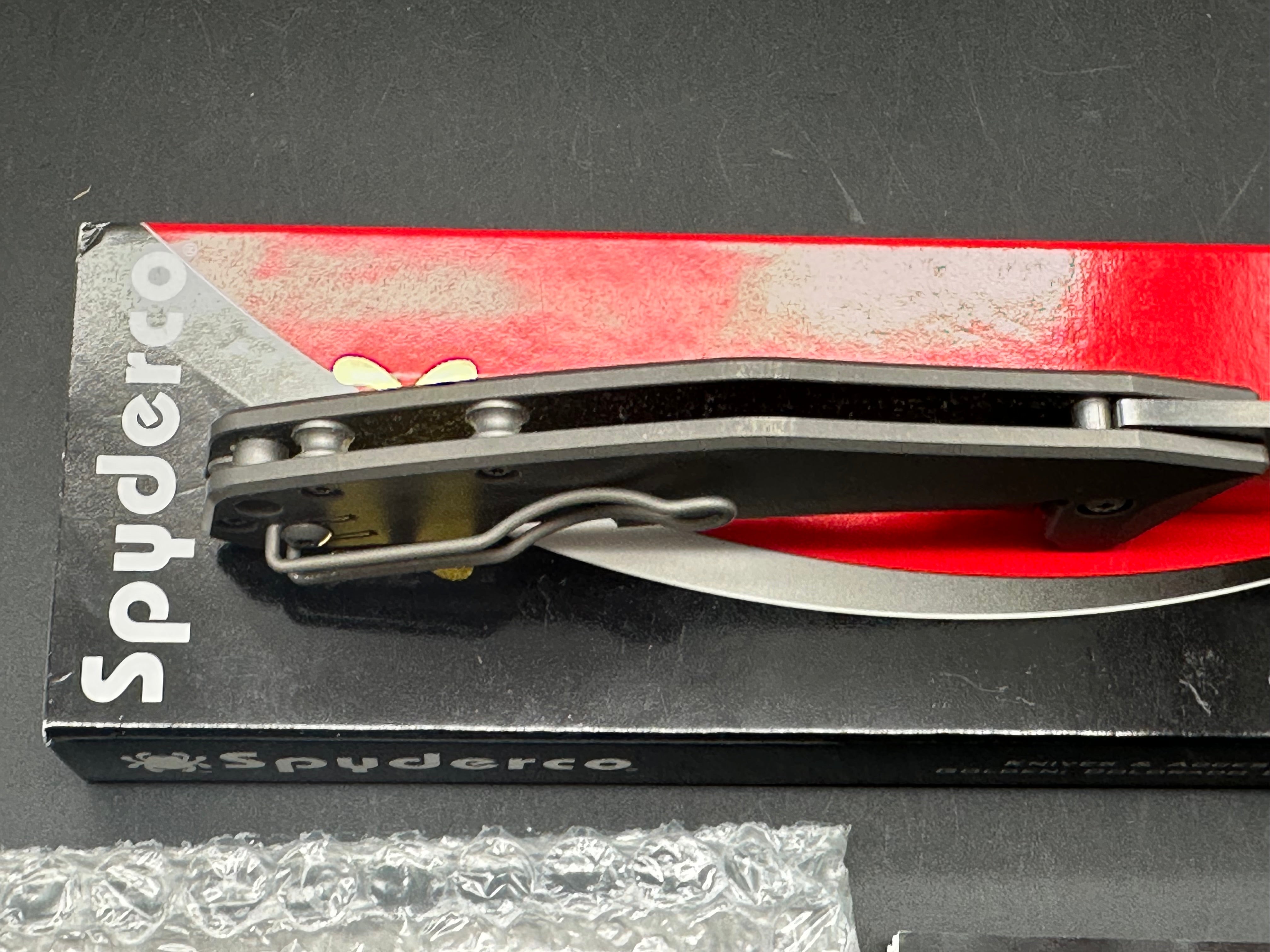 SPYDERCO SPYDIECHEF GRAY Ti LC200N blade