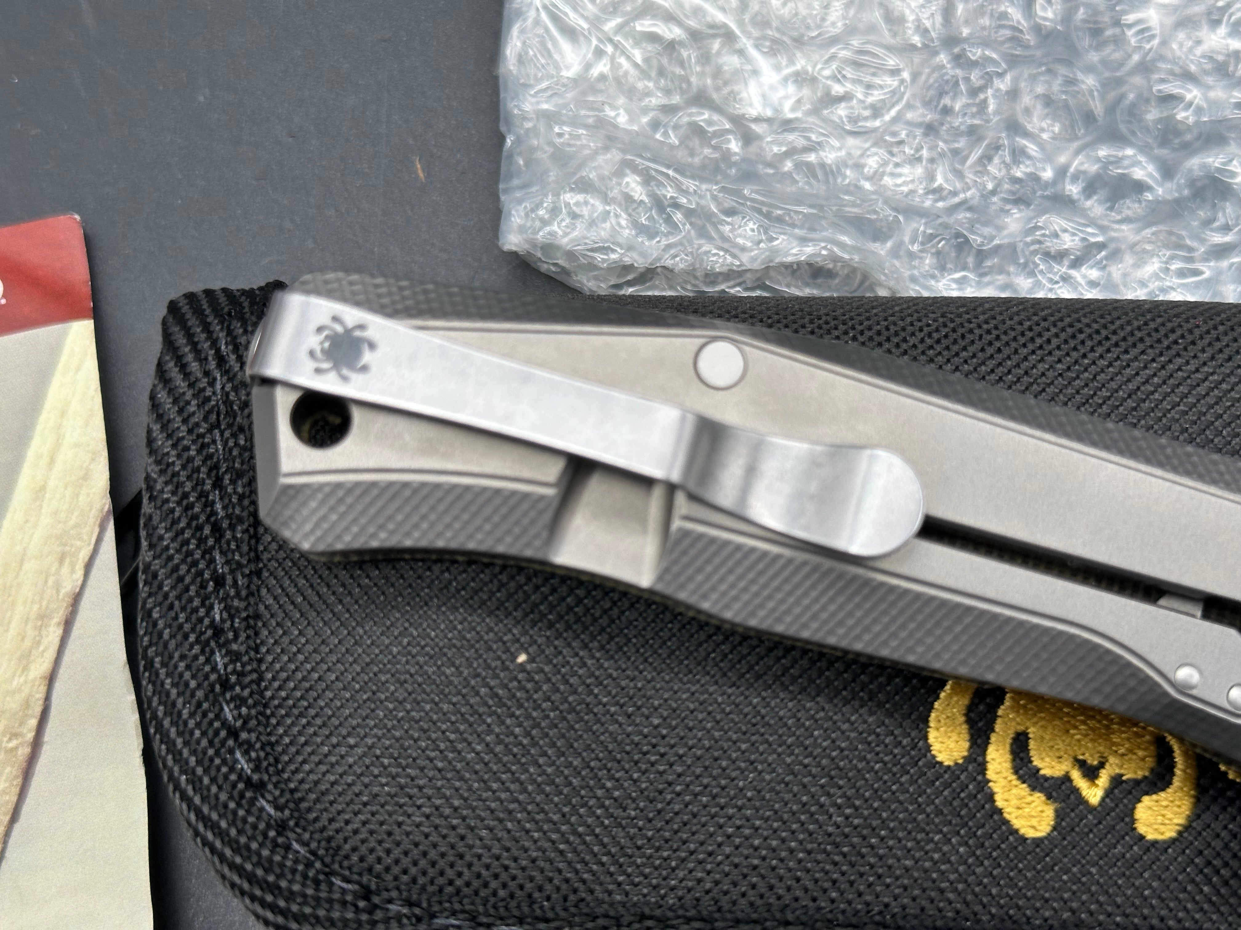 SPYDERCO SPYMYTO "FLASH BATCH" 3.32" M398 STEEL
