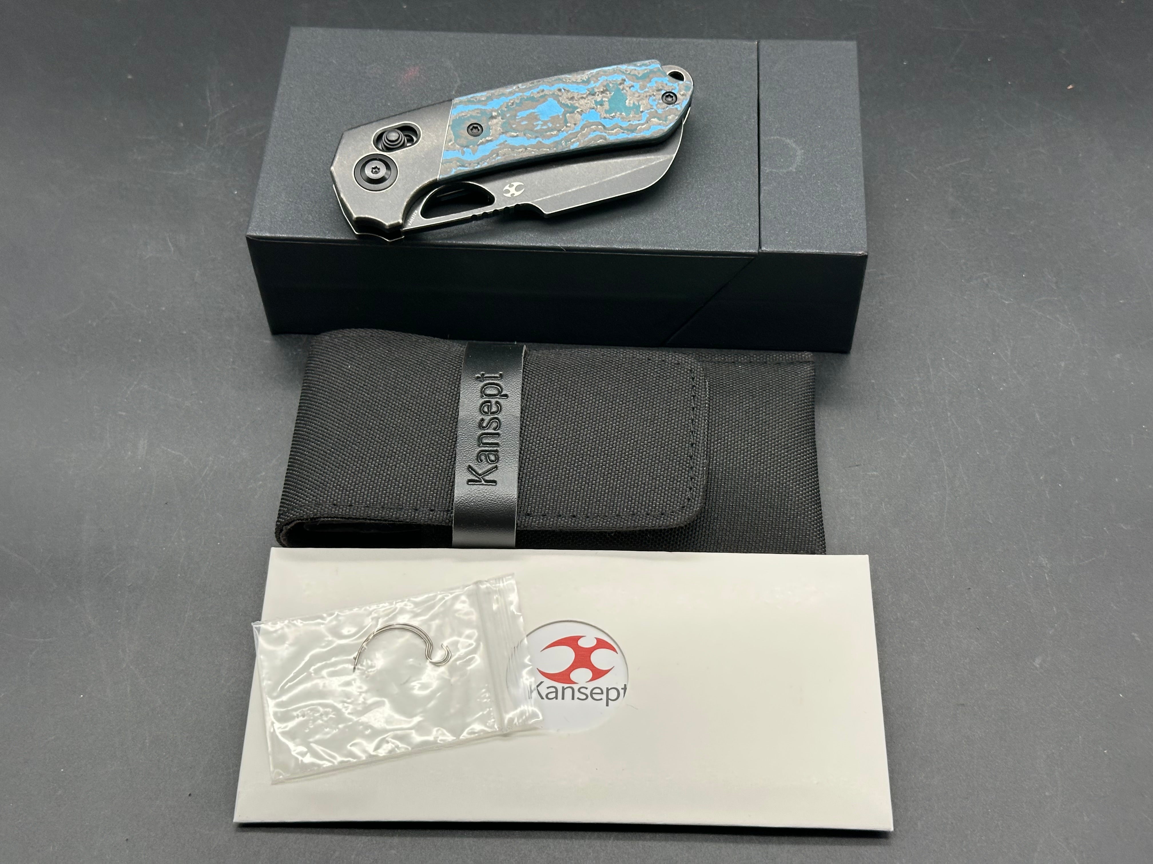KANSEPT NAHAUL BLACKWASH TITANIUM/ARCTIC STORM FATCARBON HANDLE MAGNACUT
