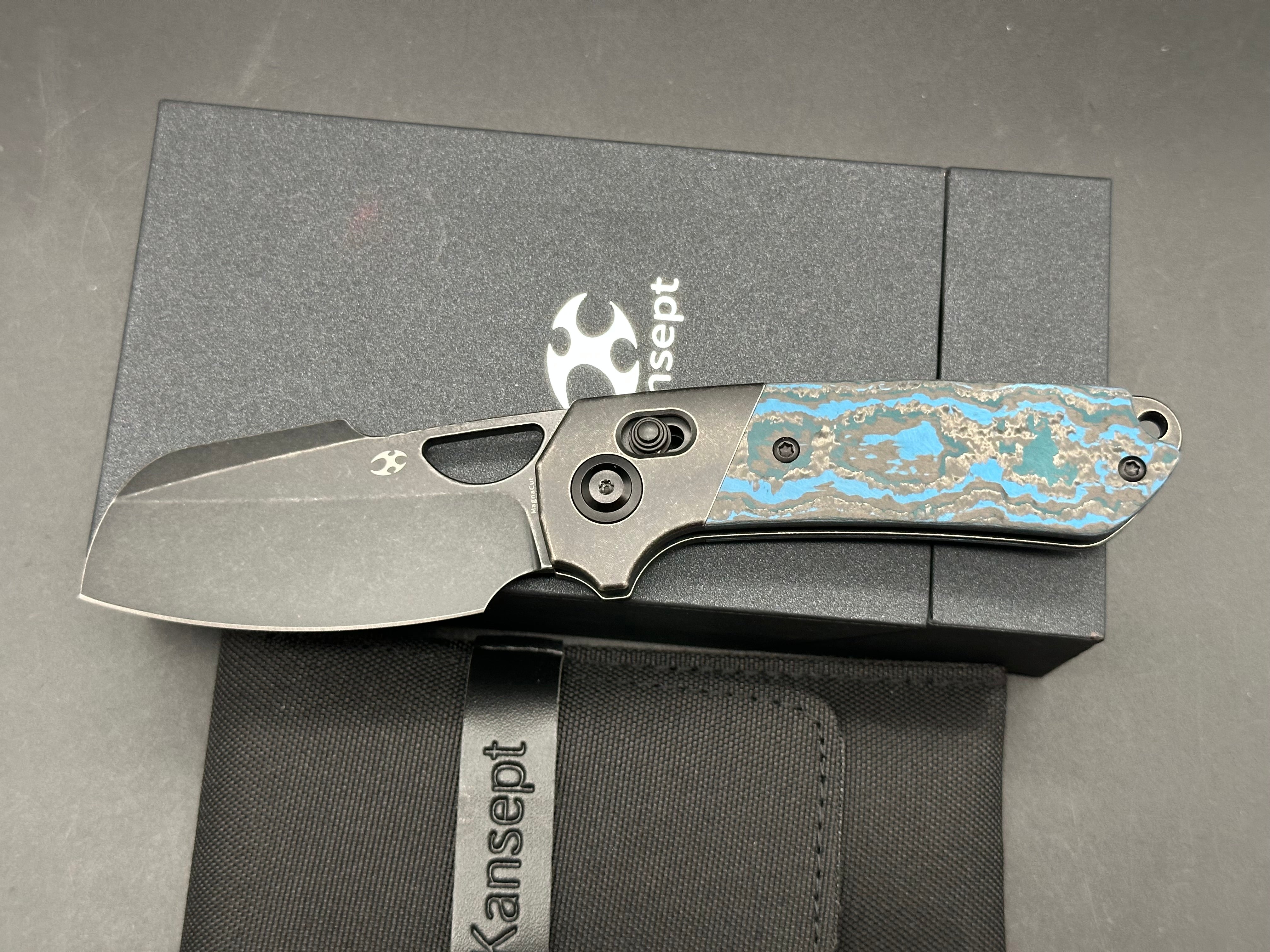 KANSEPT NAHAUL BLACKWASH TITANIUM/ARCTIC STORM FATCARBON HANDLE MAGNACUT