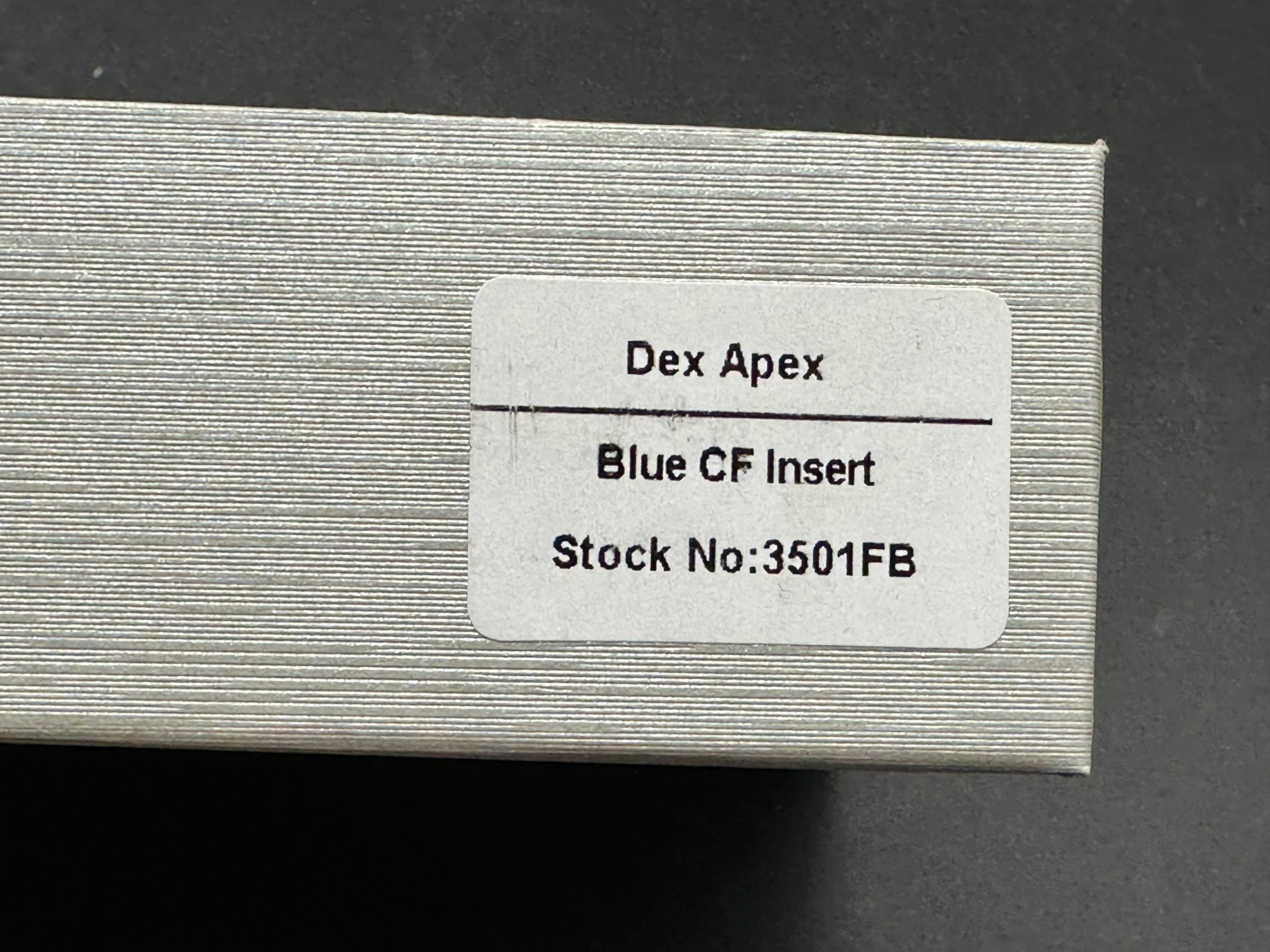 Real Steel Dex Apex Blue CF / M390 blade