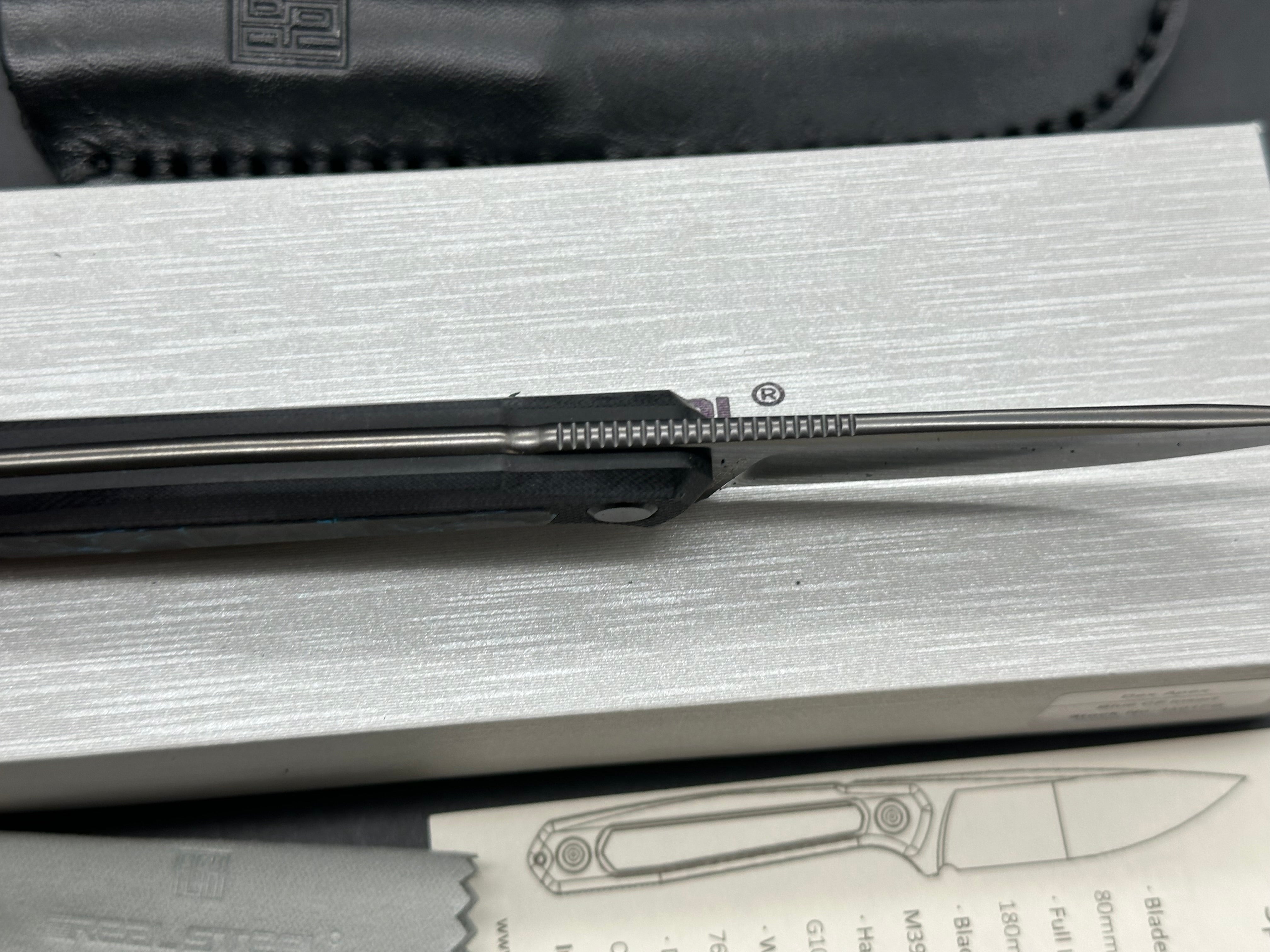 Real Steel Dex Apex Blue CF / M390 blade