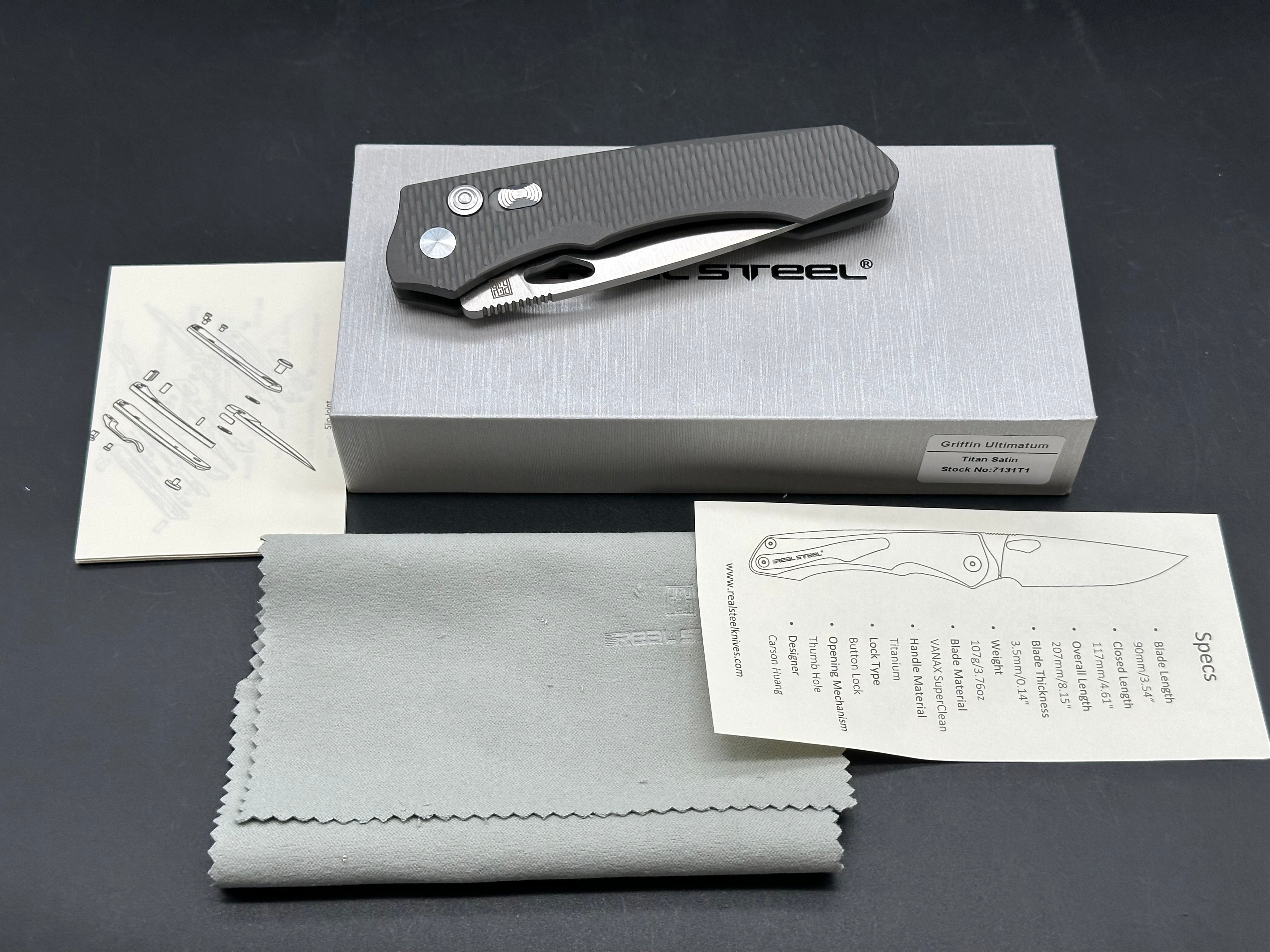 Real Steel Griffin Ultimatum | VANAX SuperClean | Titanium