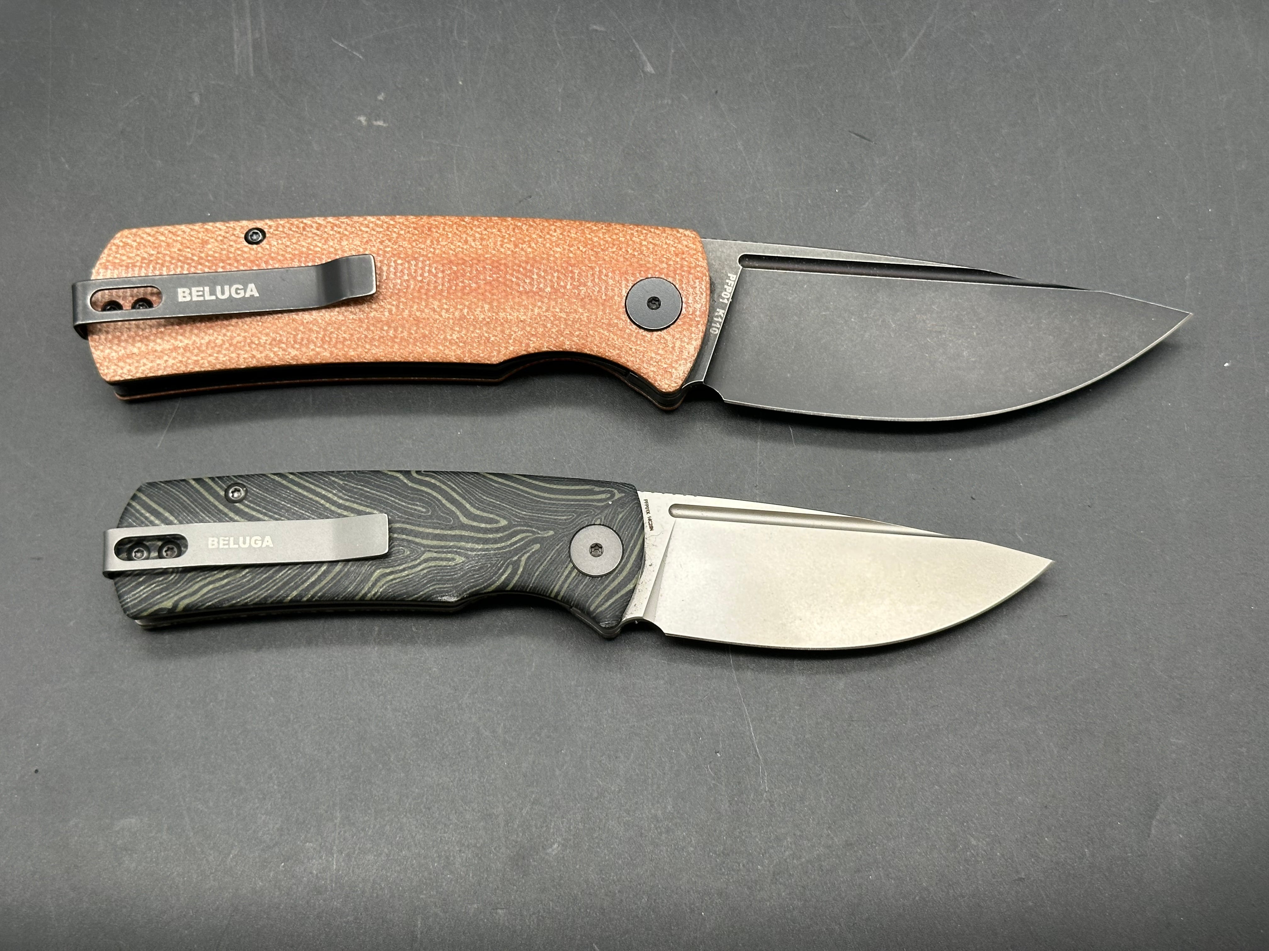 Petrified Fish Beluga 2 knife bundle