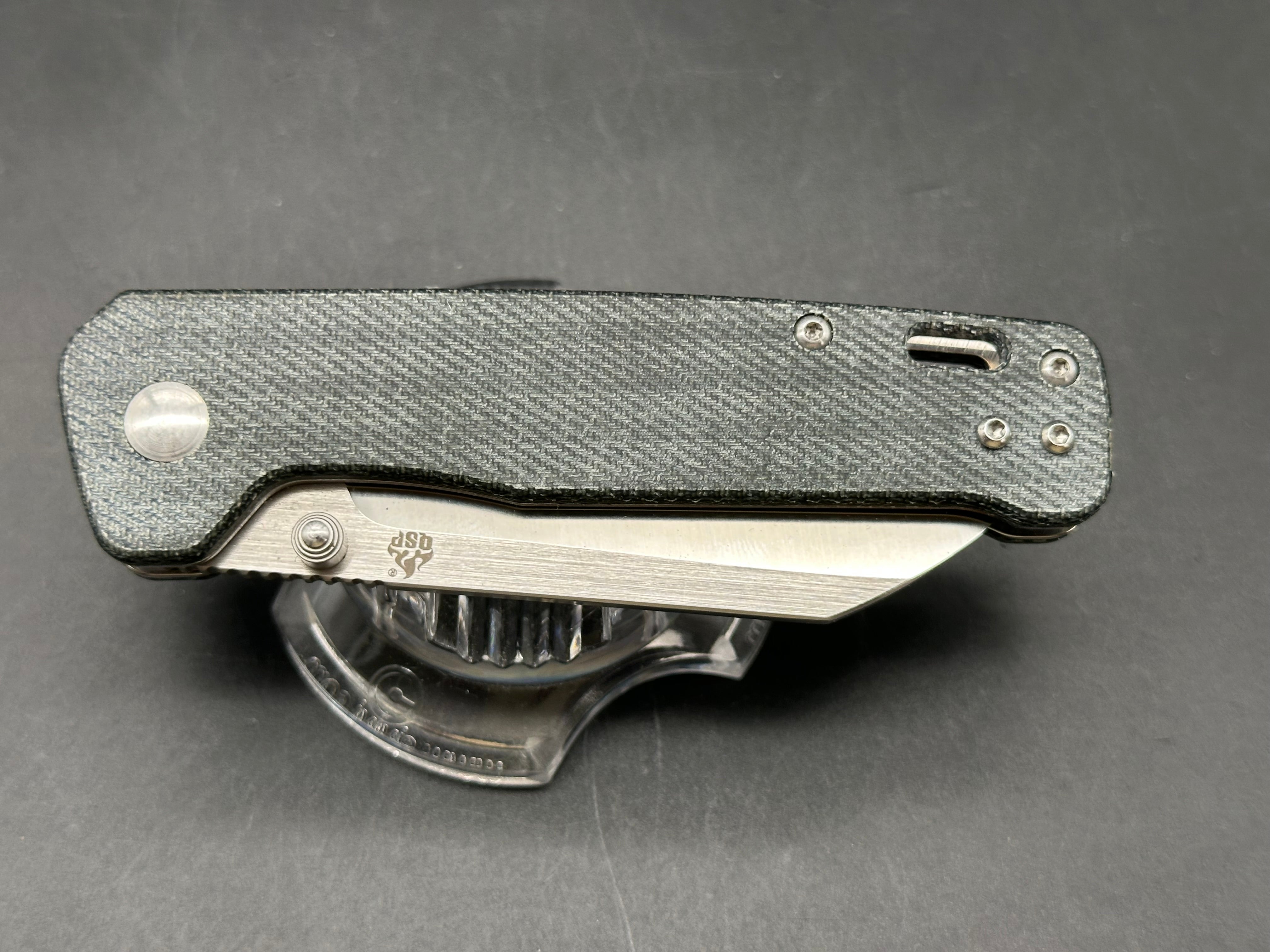QSP Penguin - Denim Micarta w/ S35VN
