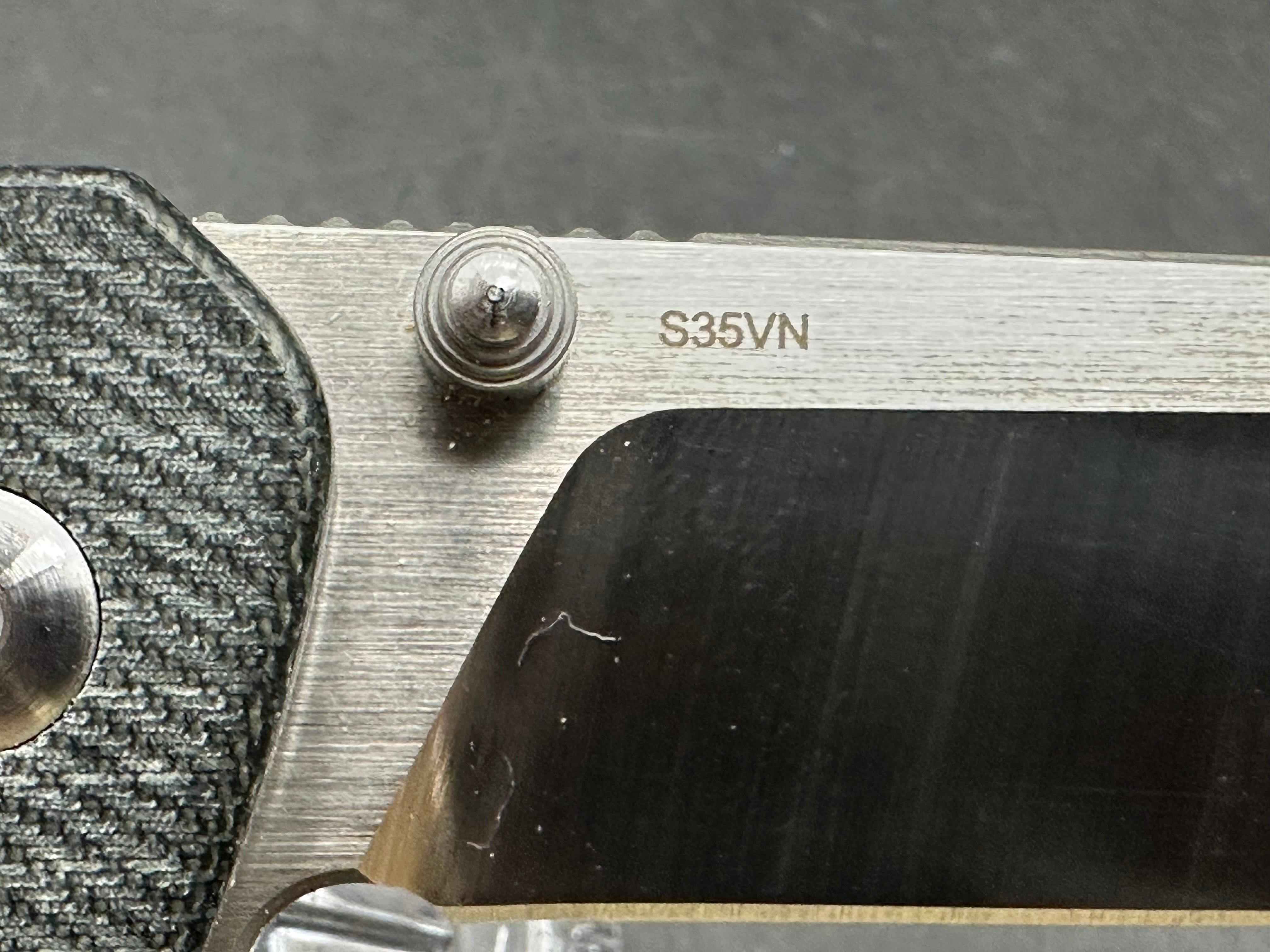 QSP Penguin - Denim Micarta w/ S35VN