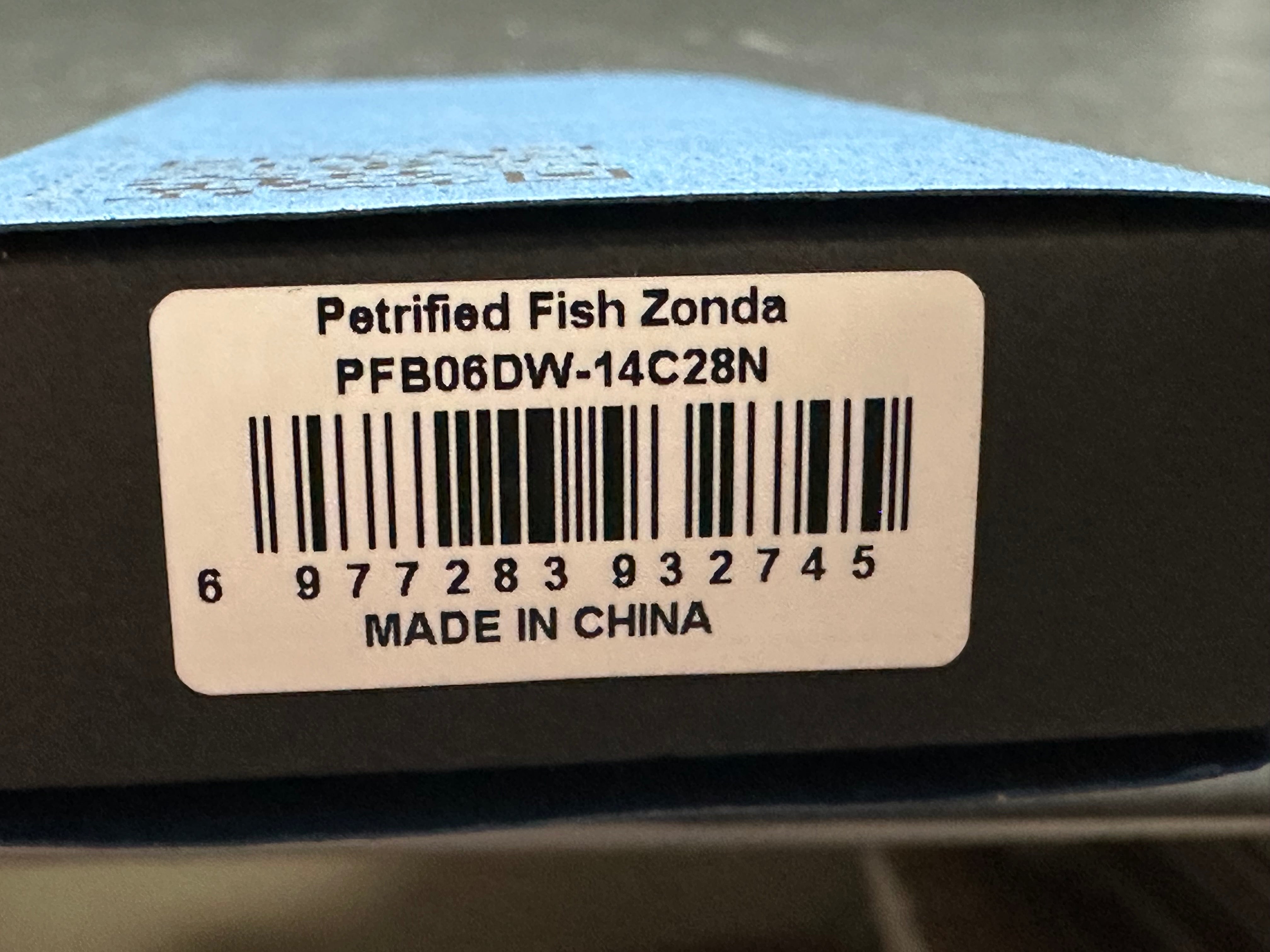 Petrified Fish Zonda 3.74 inch 14C28N Steel Blade, G10 Handle, Liner Lock Folding knife
