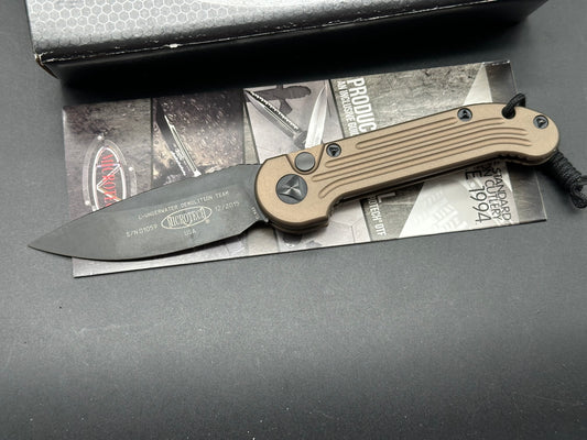 Microtech LUDT Tan Aluminum Elmax