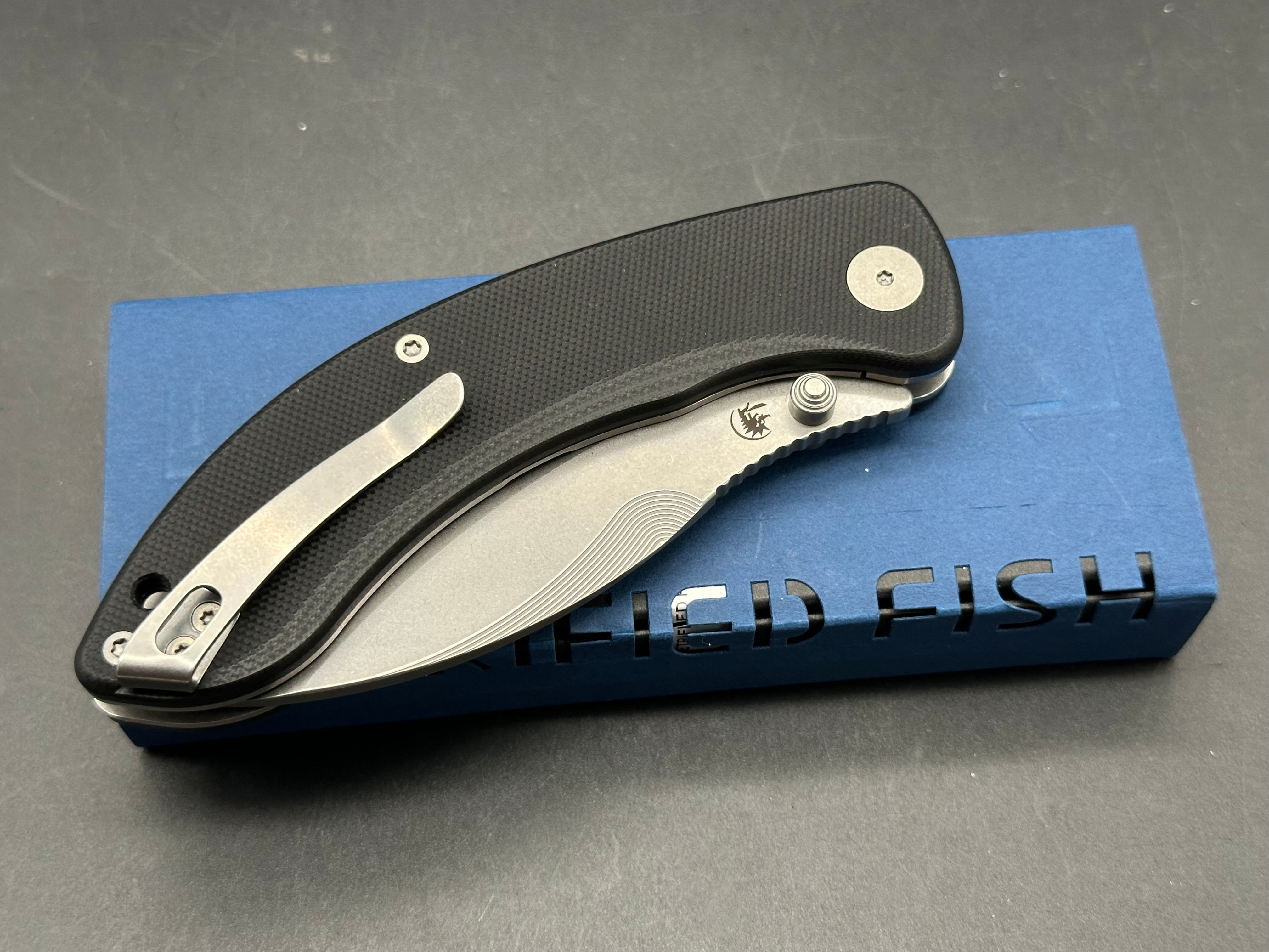 Petrified Fish Zonda 3.74 inch 14C28N Steel Blade, G10 Handle, Liner Lock Folding knife